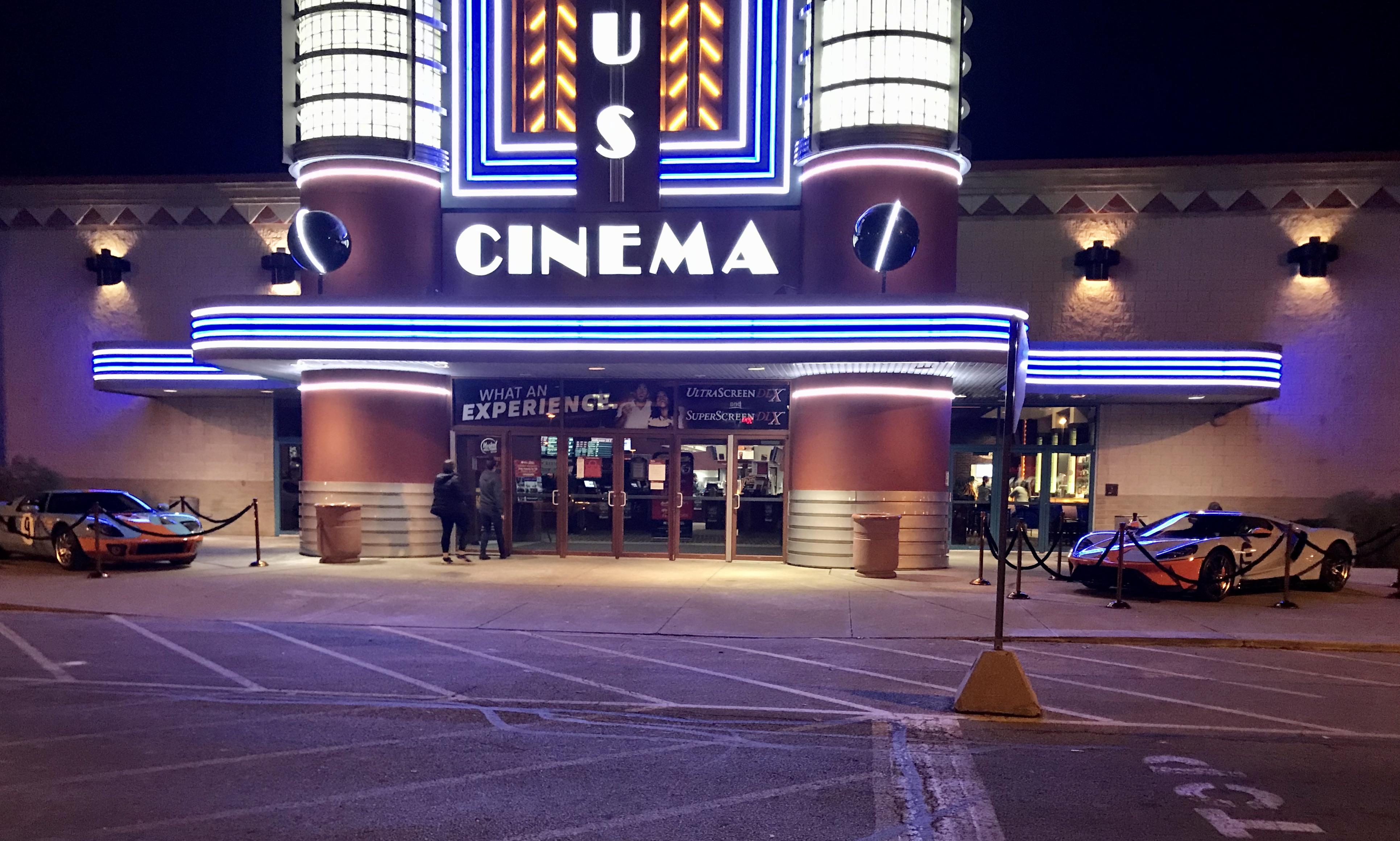 Movie theater parking lot Telegraph
