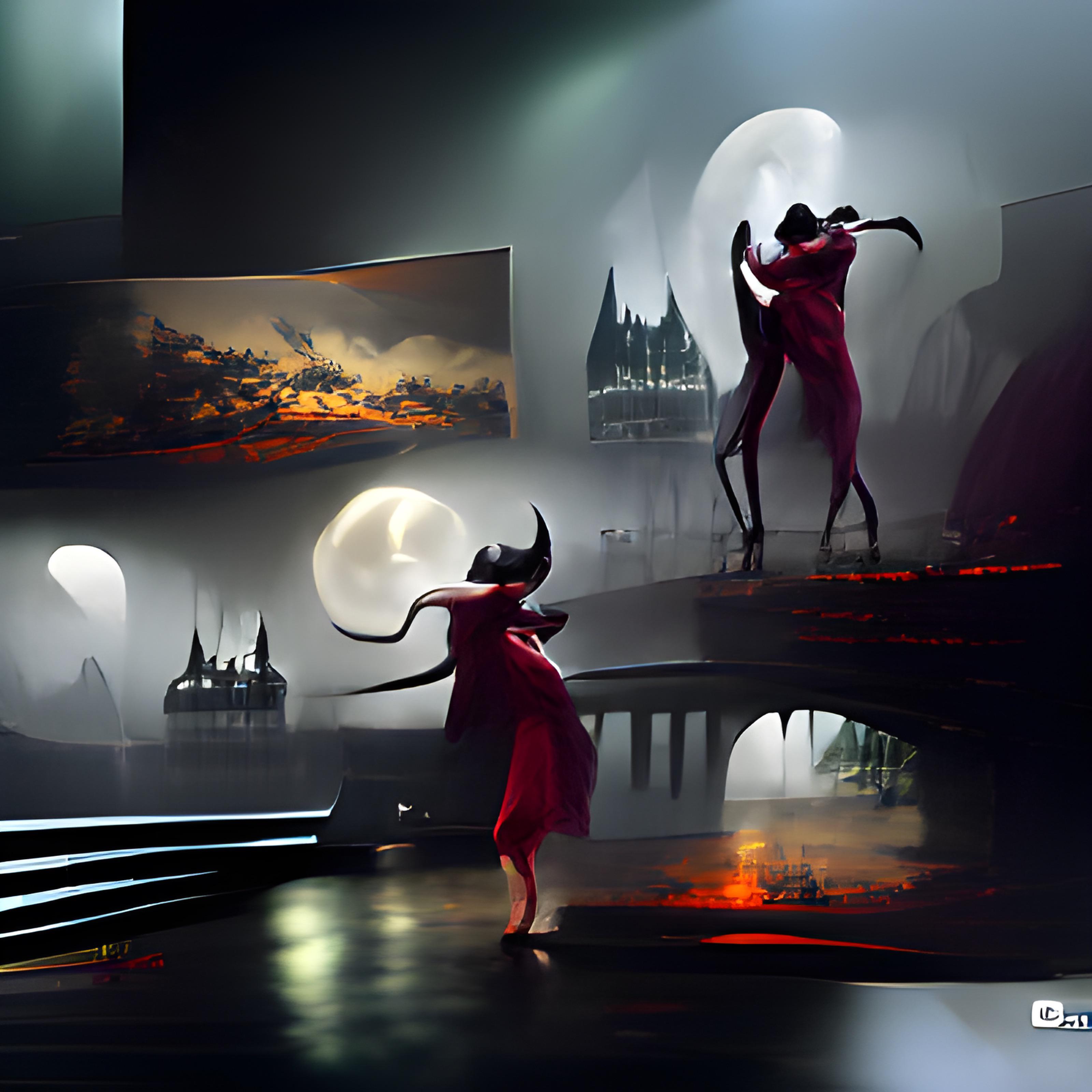 Dance with the Devil in the Pale Moonlight r/starryai