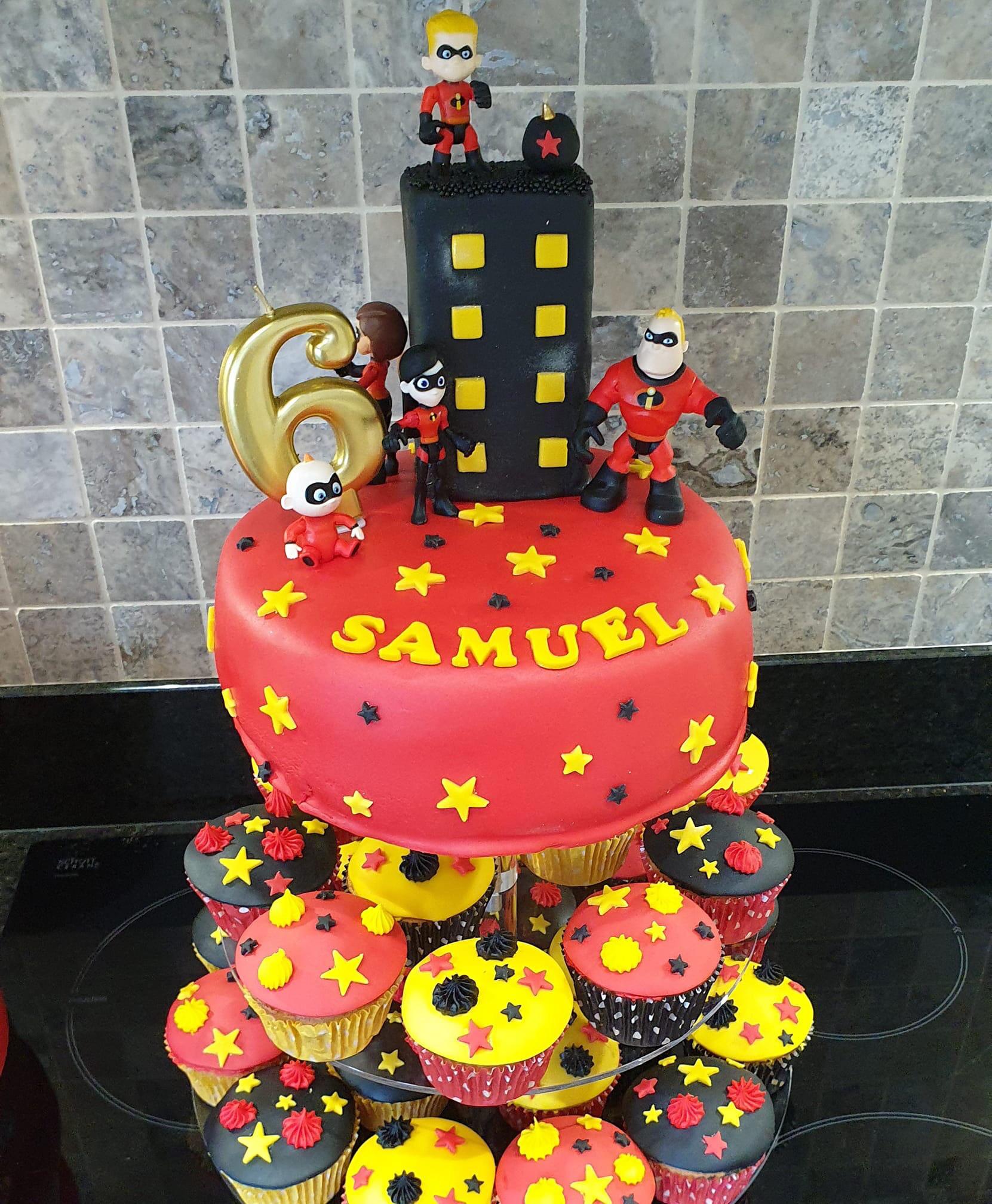 An Incredibles cake for a 6th birthday (misc) r/Pixar