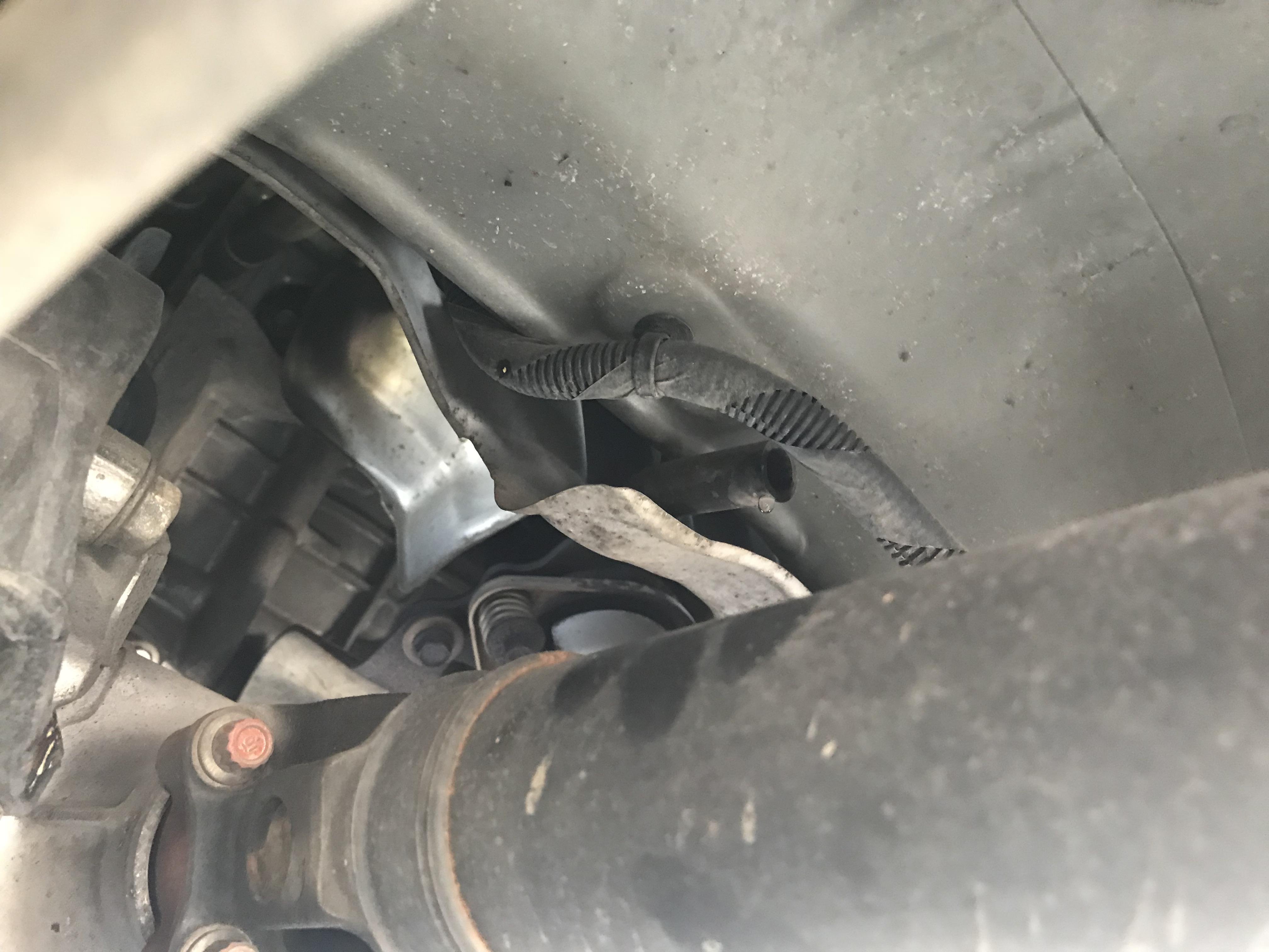 This little black plastic tube appears to be leaking water? It’s the