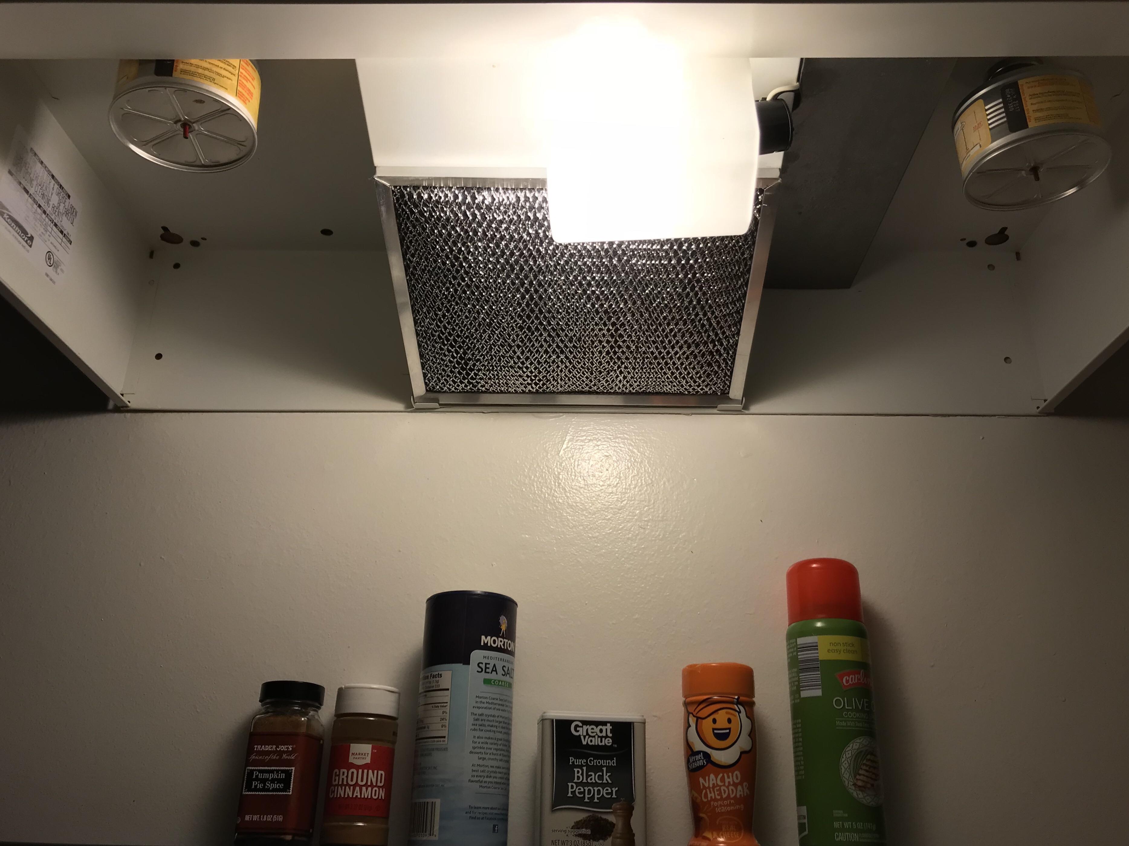 Above my stove are two fuse triggered cannisters filled with Baking