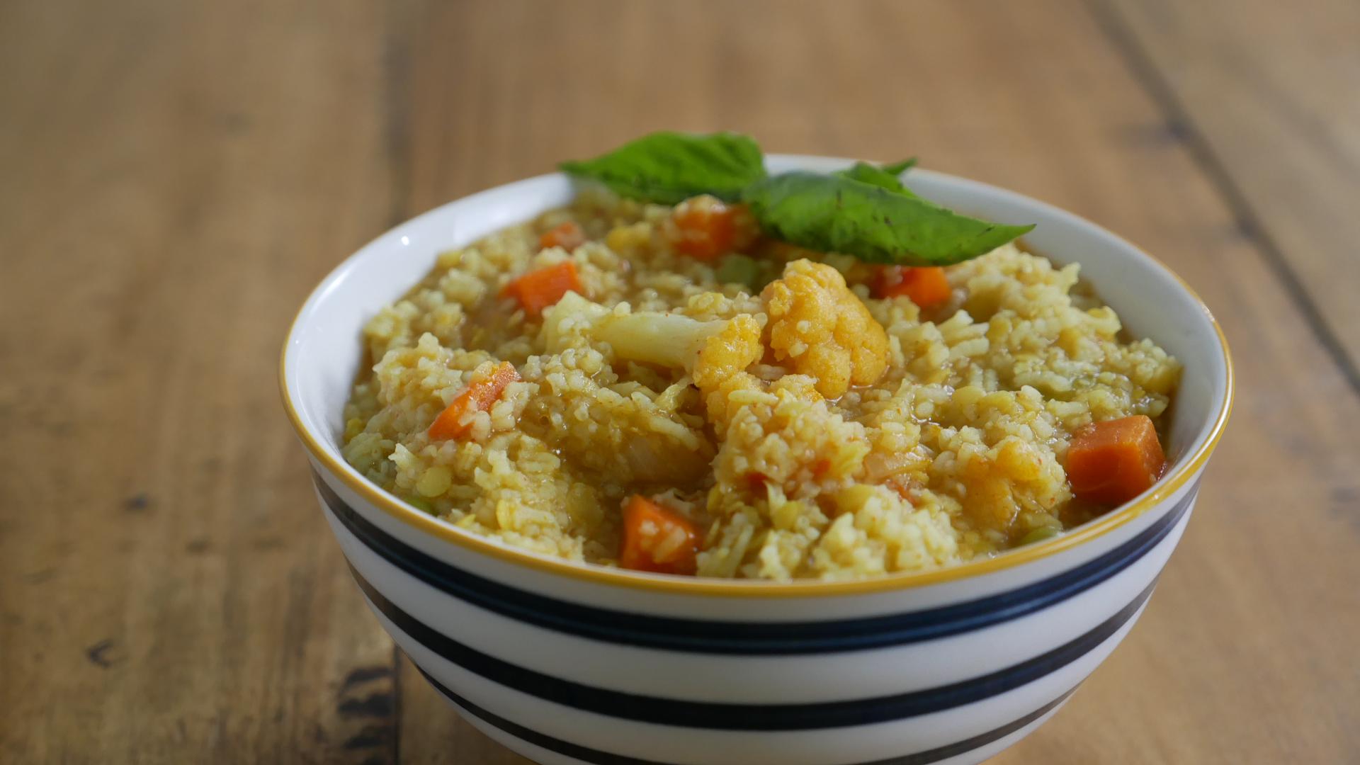 Kitchari Ayurvedic Lentil Rice r/veganrecipes