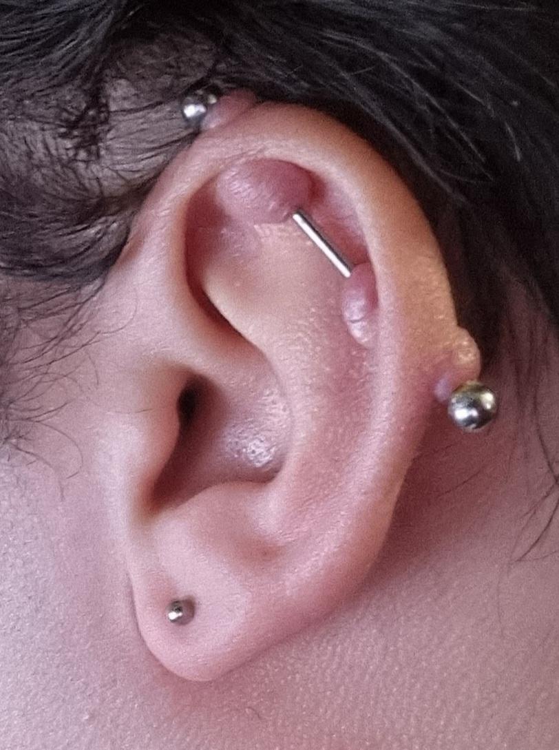 I've had this piercing for well over a year and it looks like this, do