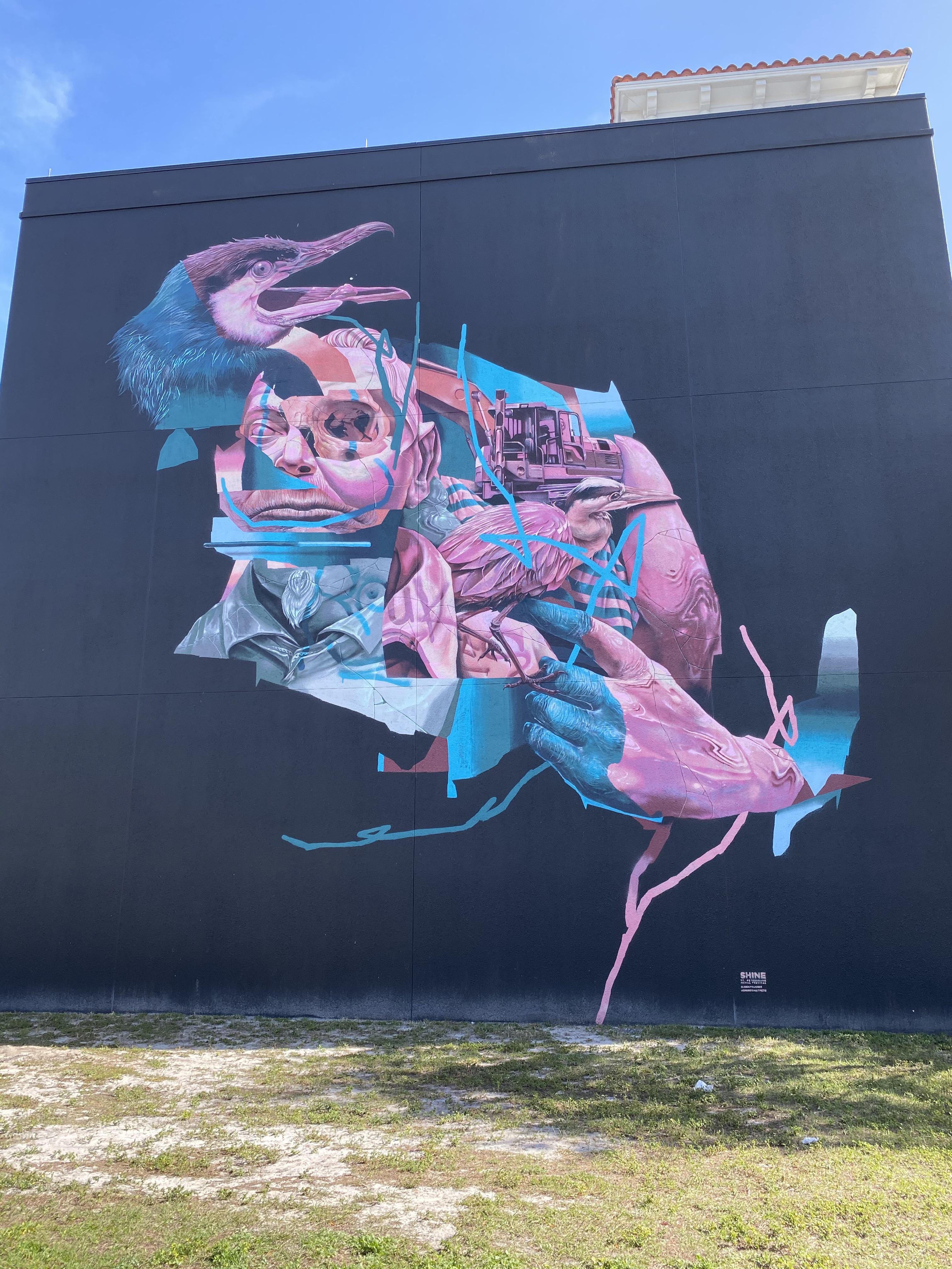 My favorite mural on Central Ave in St. Petersburg Fl. Done by