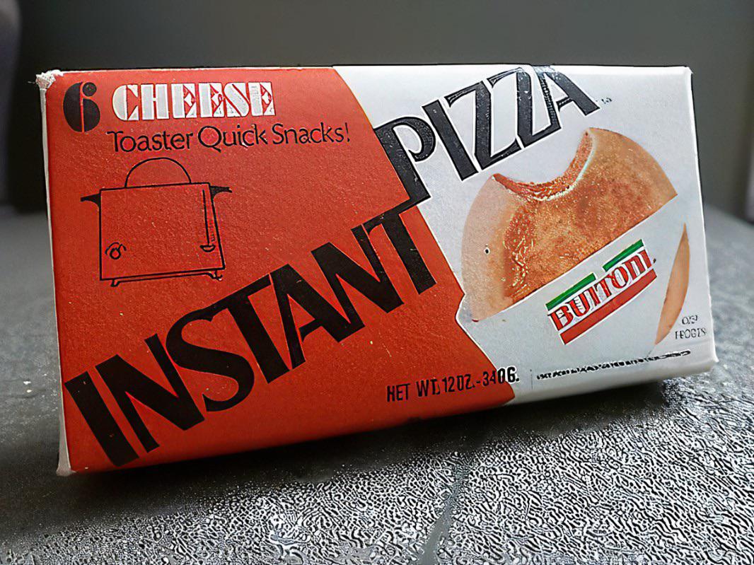 Buitoni Instant Pizza. As a kid we called them “little round pizzas