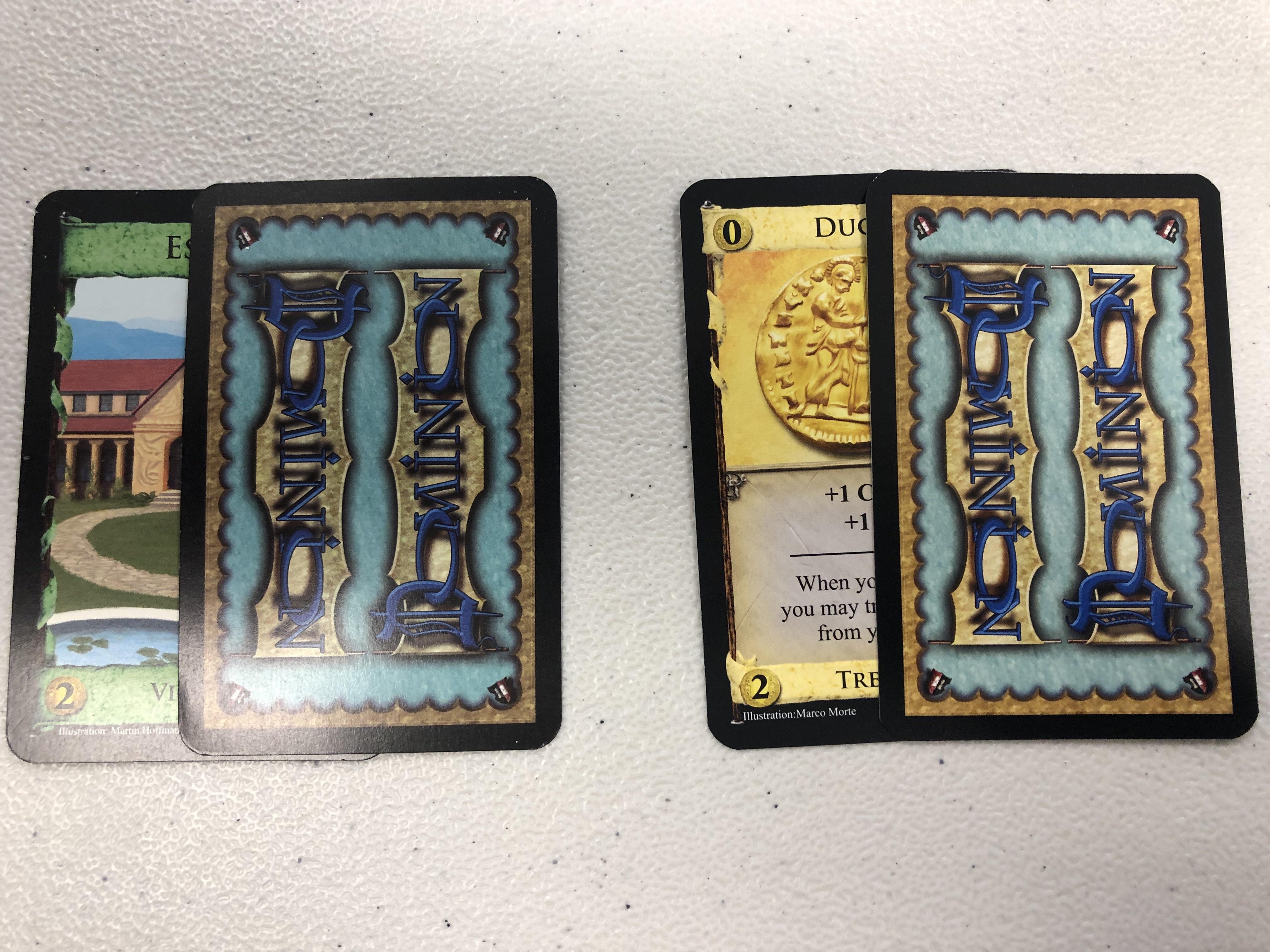Anyone else’s Renaissance card backs noticeably lighter? dominion