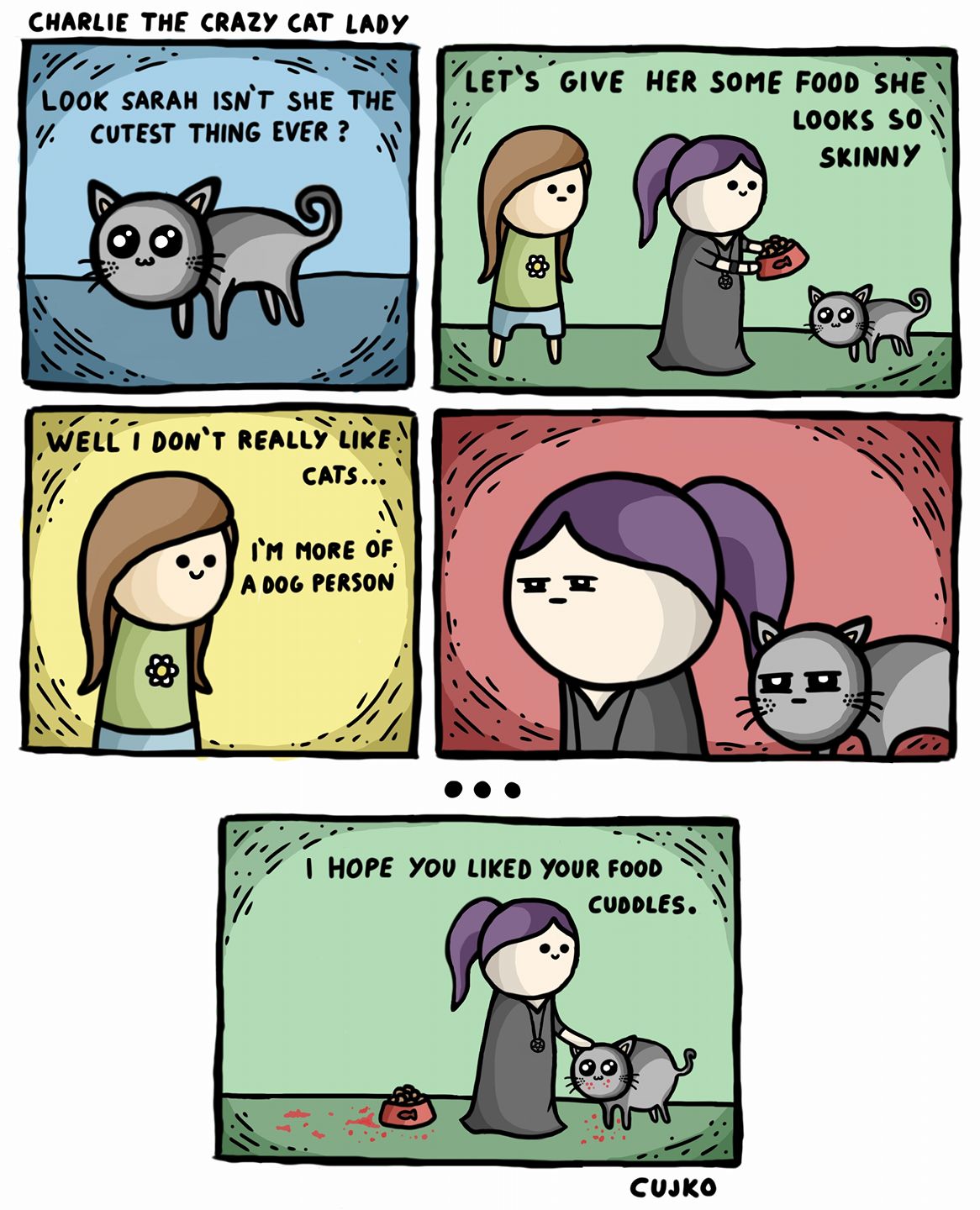 [OC] Charlie The Crazy Cat Lady. comics