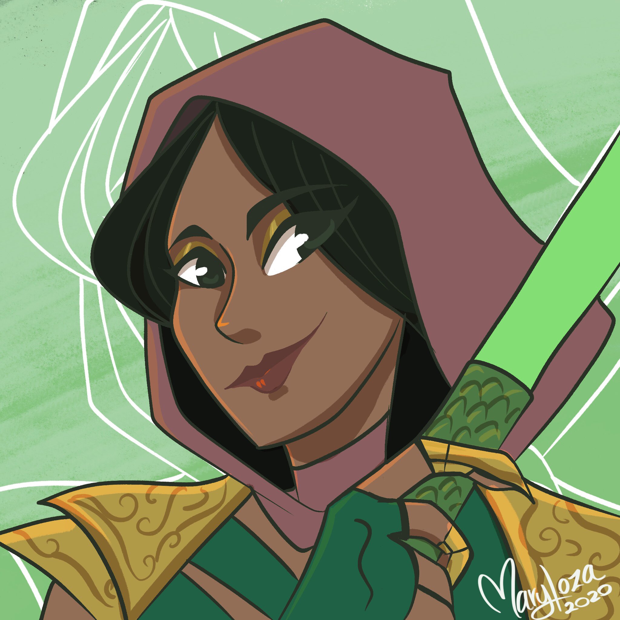 Jade fanart by Maryloza r/MortalKombat