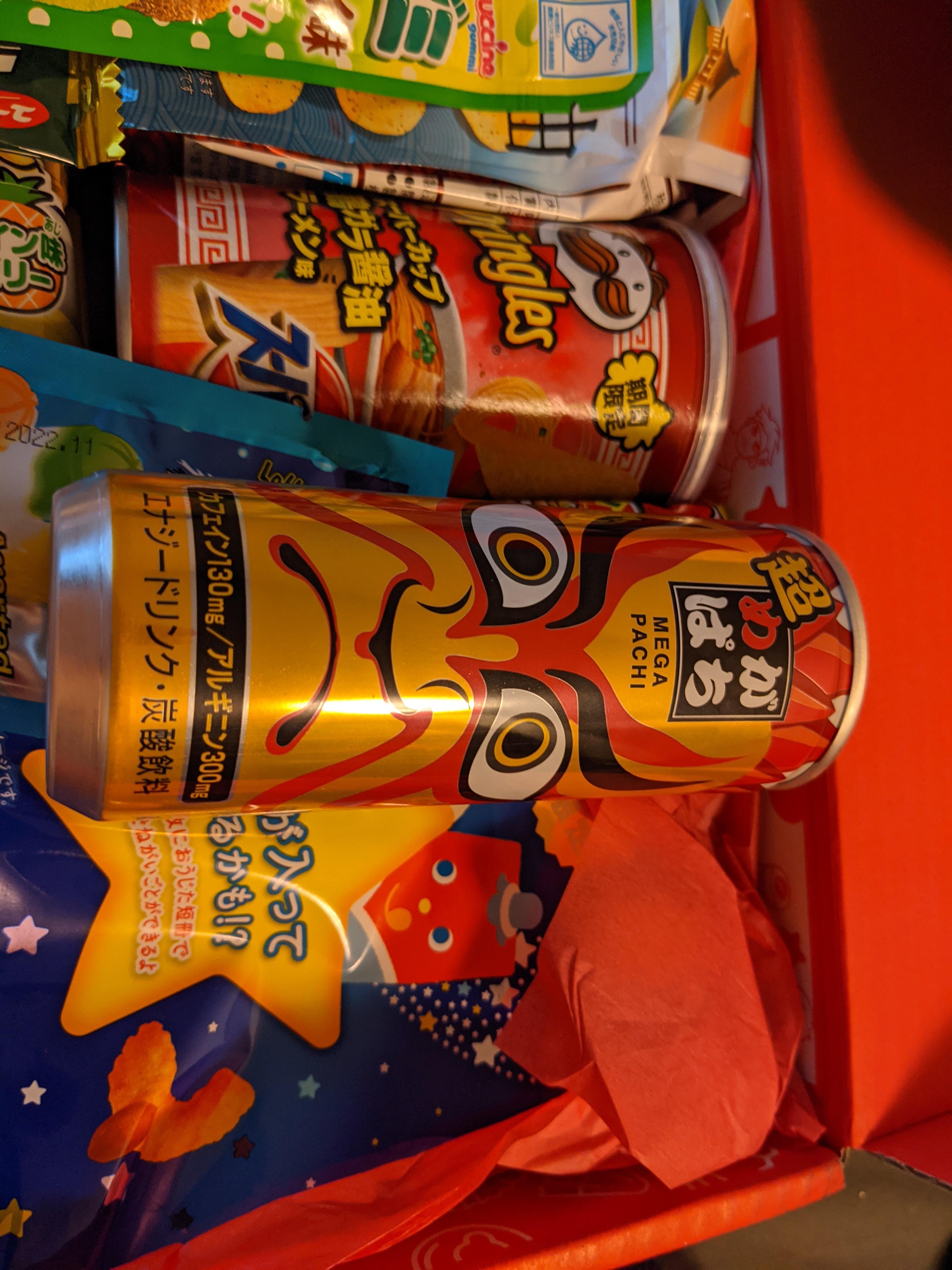 Mega Pachi Energy Drink I got in my Japanese Snack Box...I didn't like