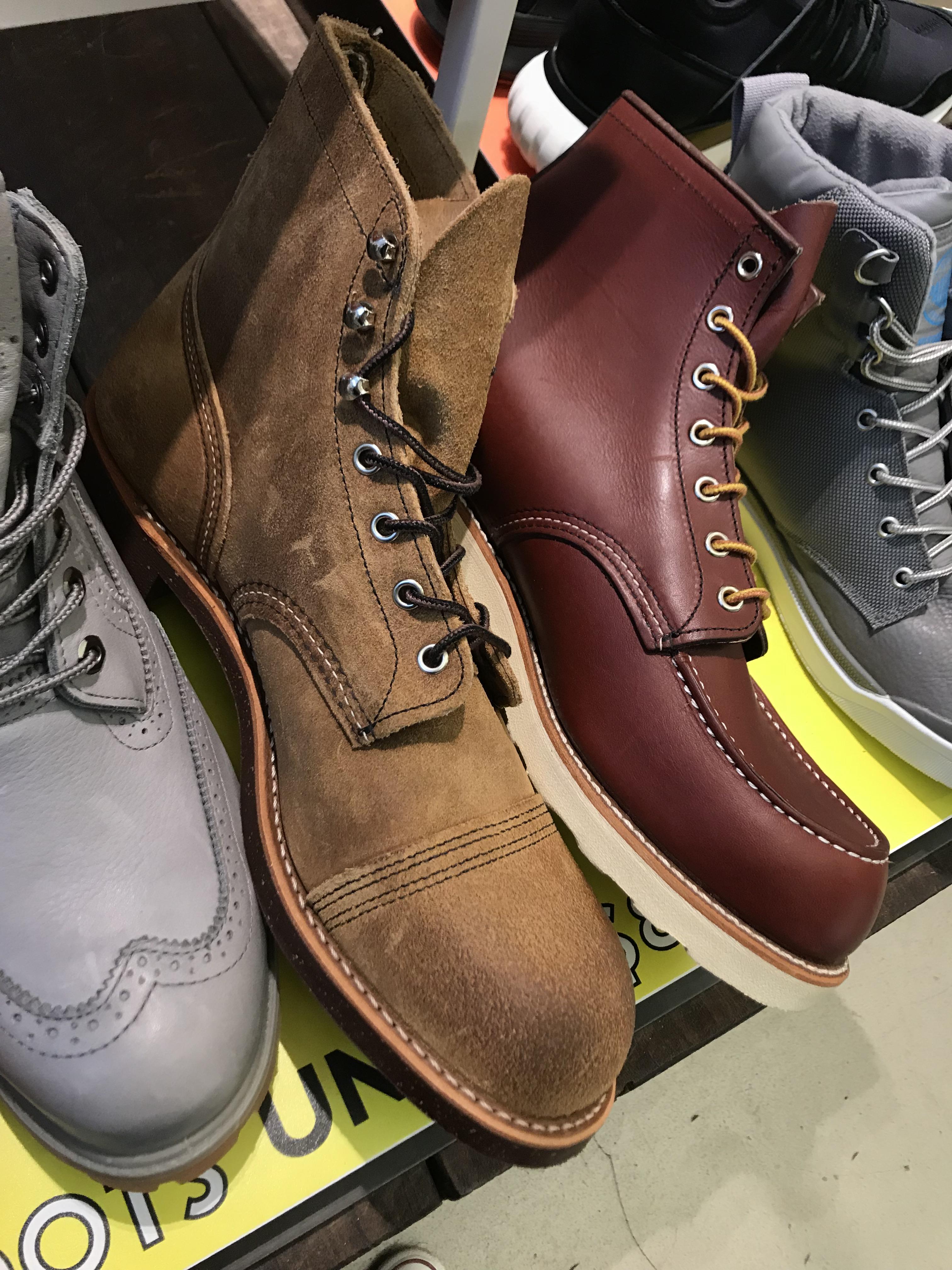 Red Wing Iron Rangers and Moc Toes for 79.99 at Yorkdale Little