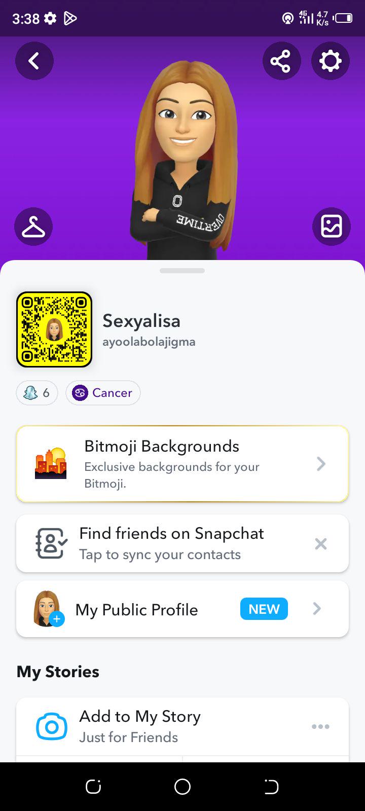 Talk to her on snap and you'll have a fun suprise😉 : eroticsnapchat