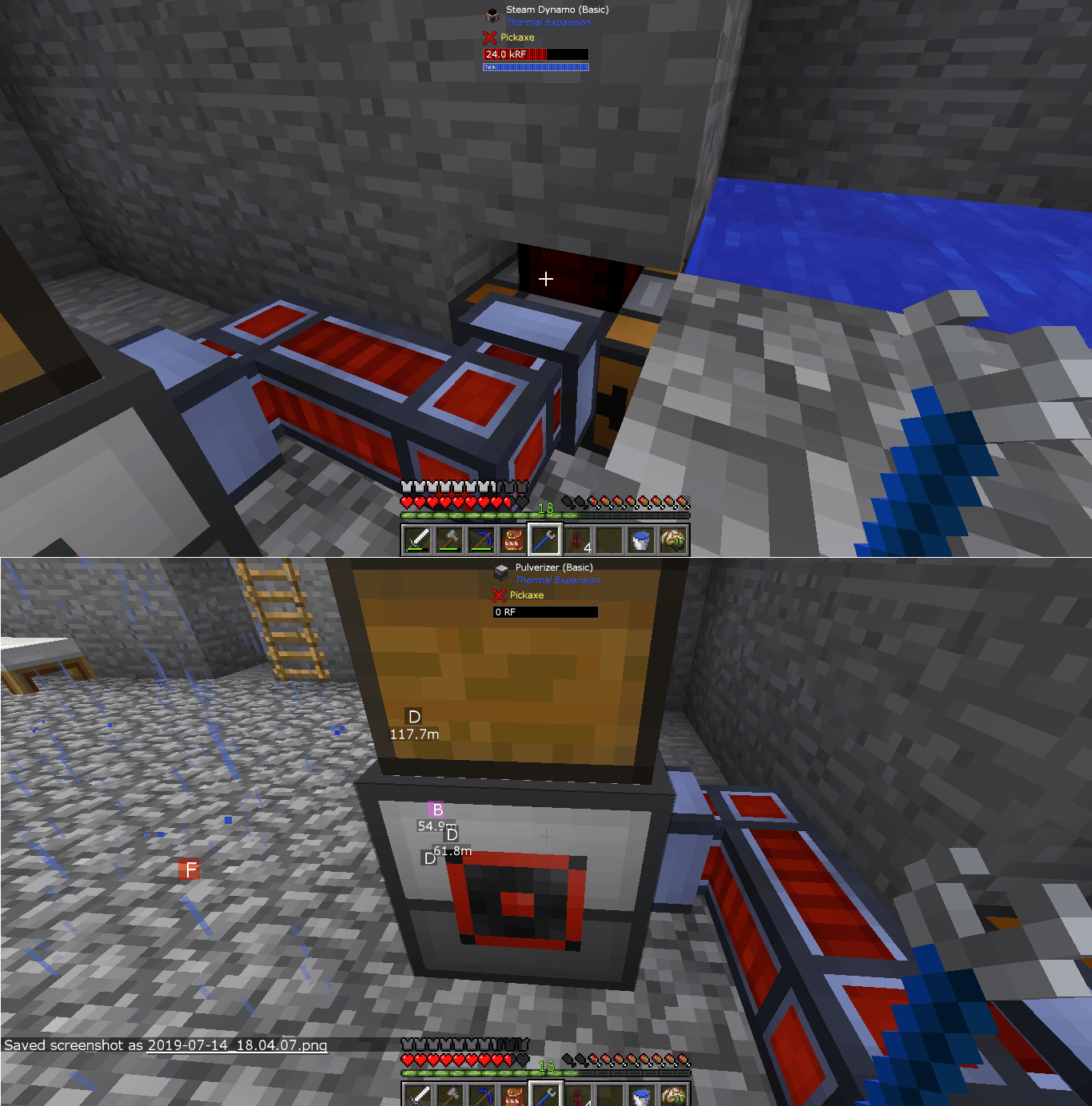 Dynamo [Thermal Expansion] not moving power to Pulverizer [Thermal