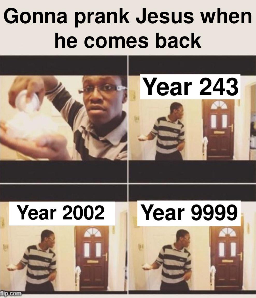 He ain't coming back. r/exchristian