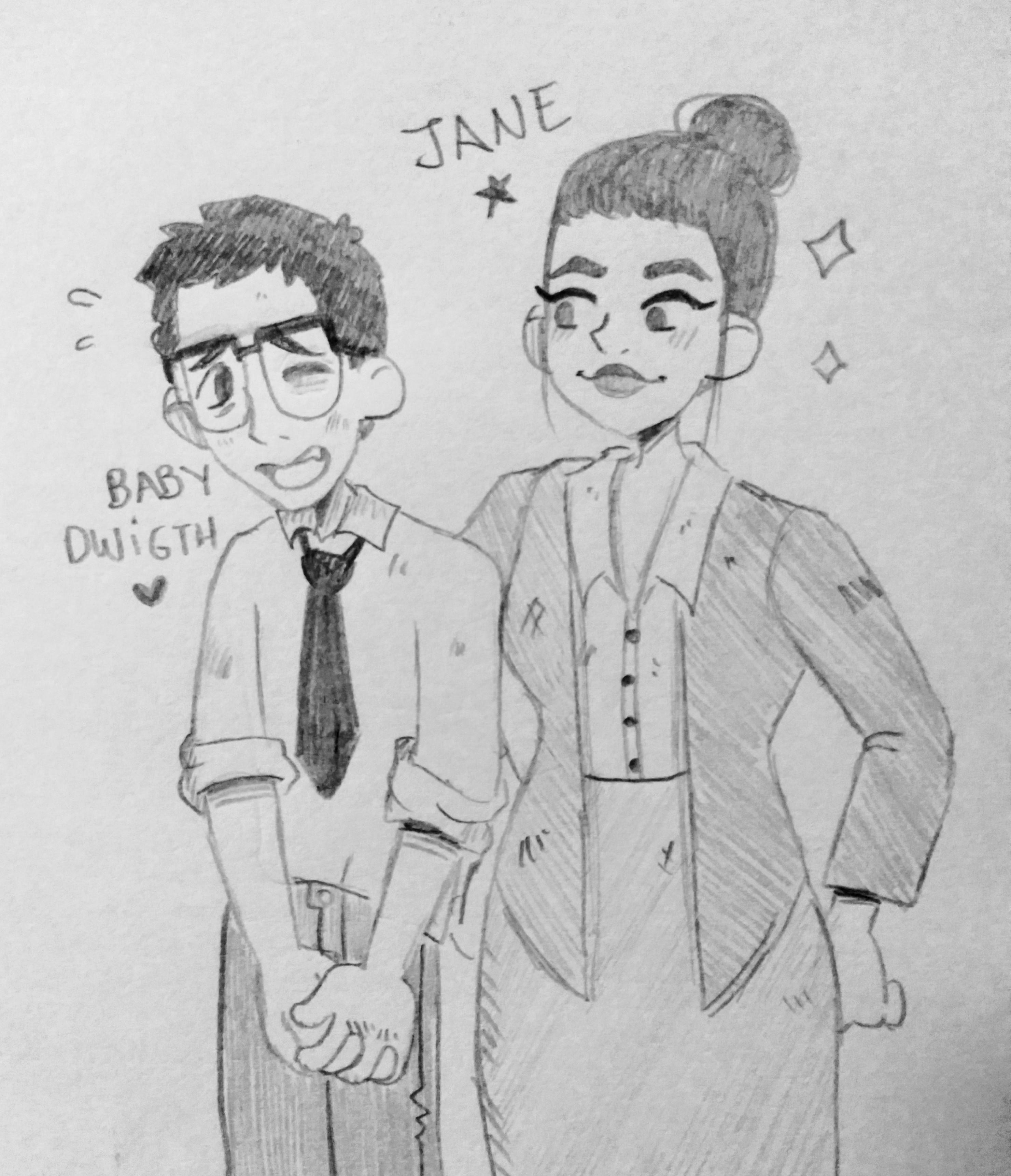 I'm not as good as some artist here but I drew this on class because