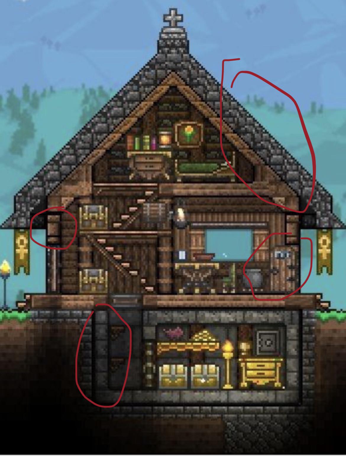 Can you guys tell me what each material is, wanted to build this house