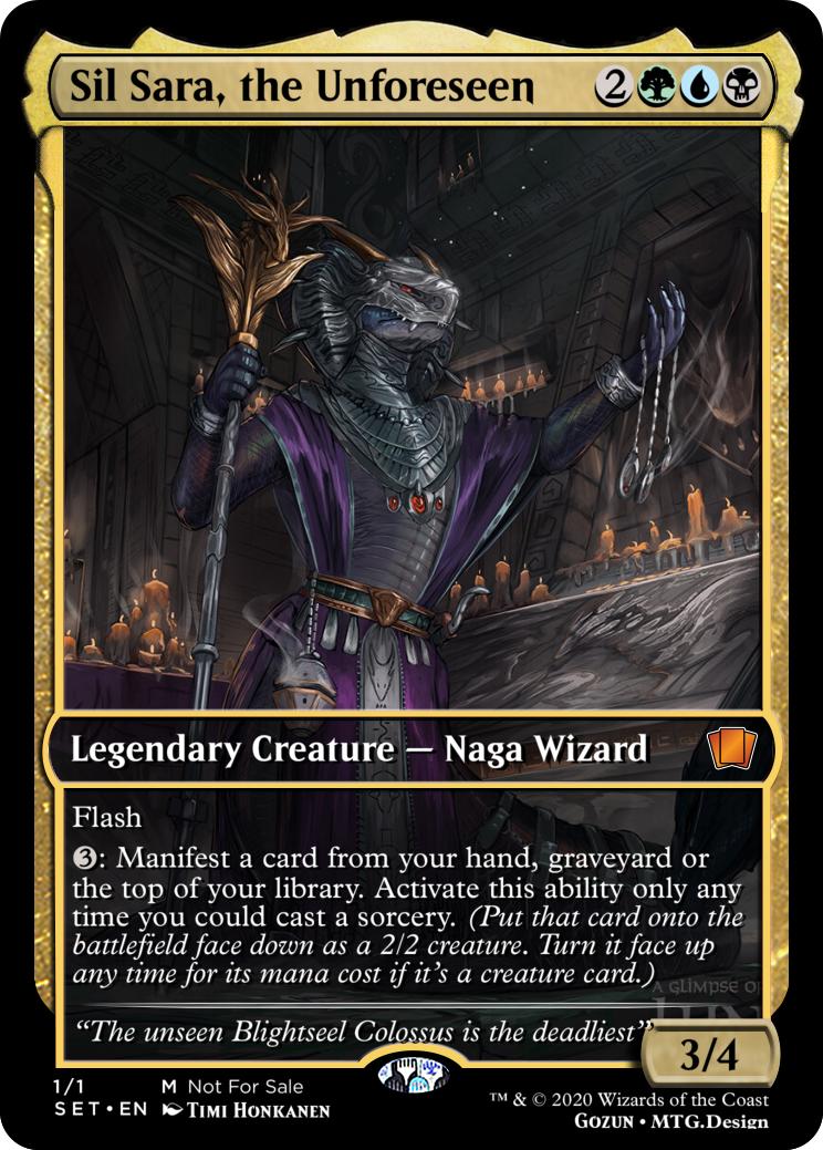 A commander based on face down cards I made for a friend. r/custommagic