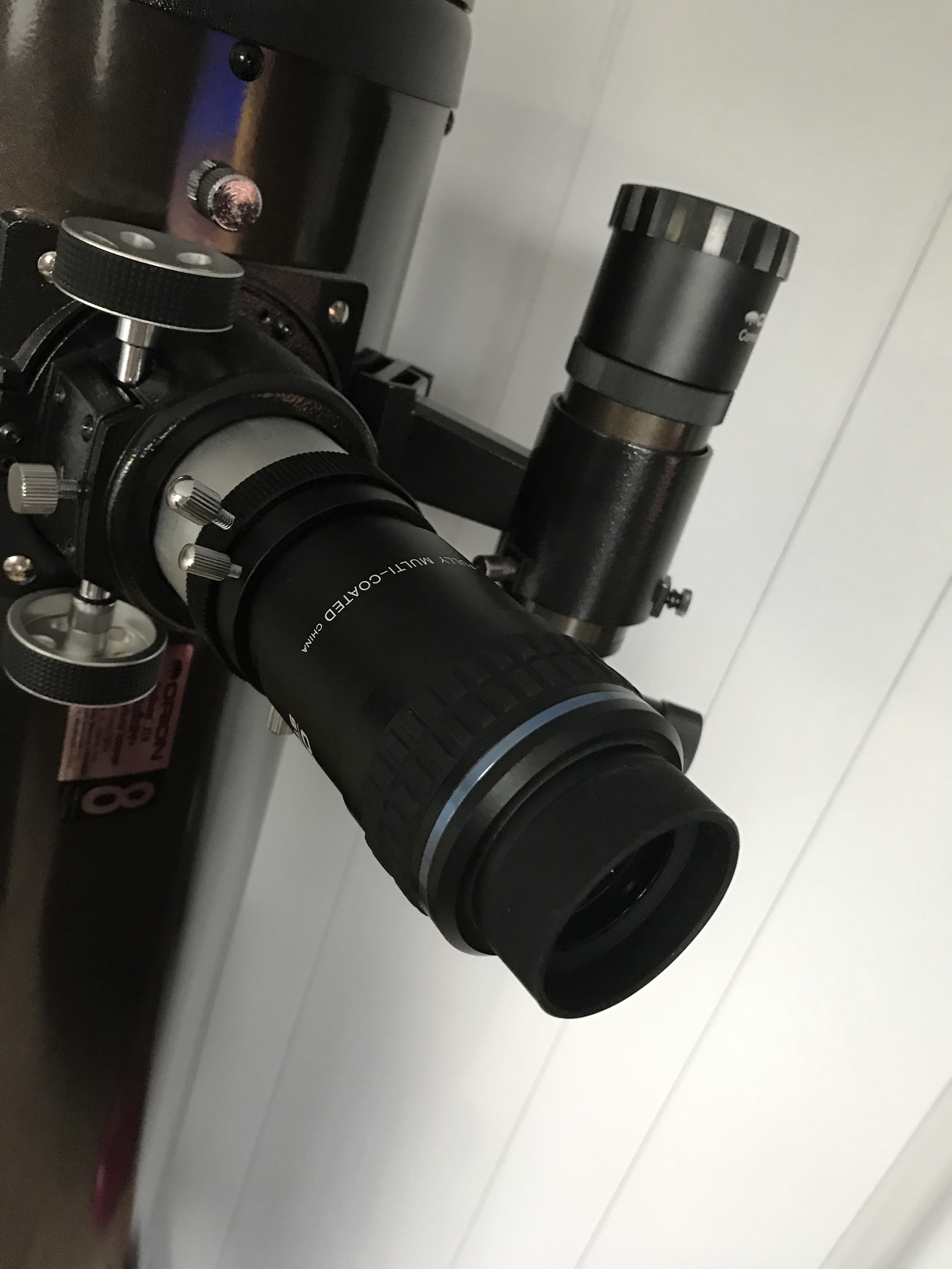 First time using 2 inch eyepiece, did I even put it in correctly? r