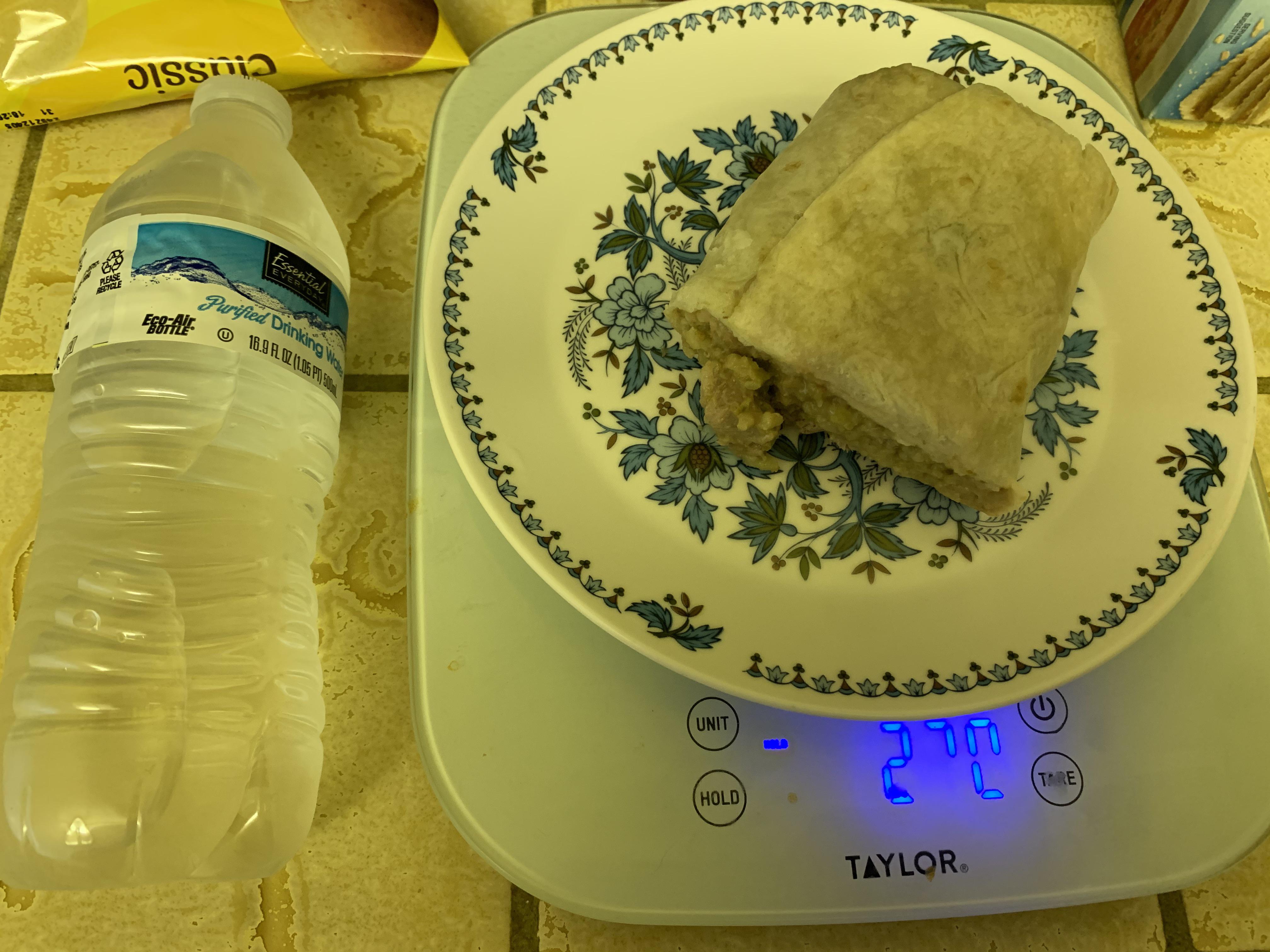 How many calories do you think is in 270 grams of a Chili verde burrito? Thank you! r/caloriecount