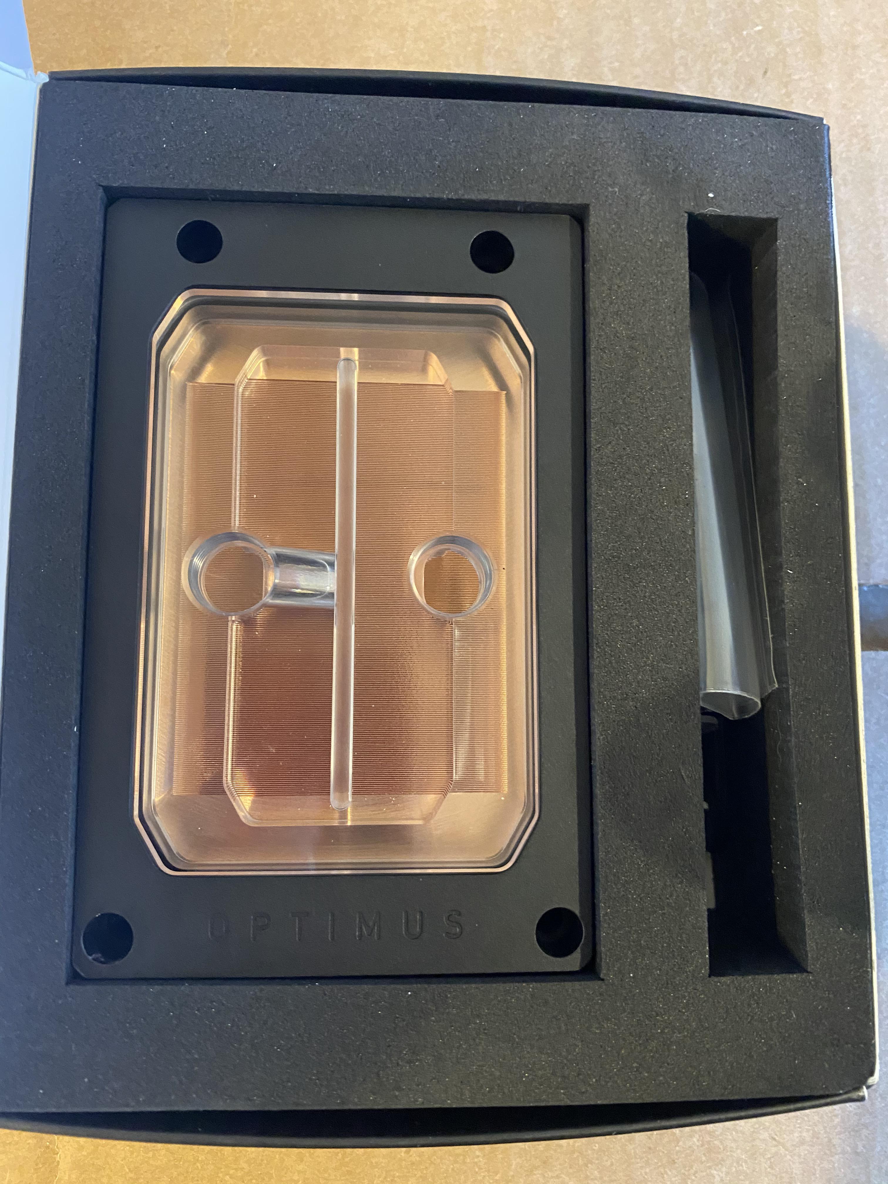 Optimus threadripper block finally arrived r/watercooling