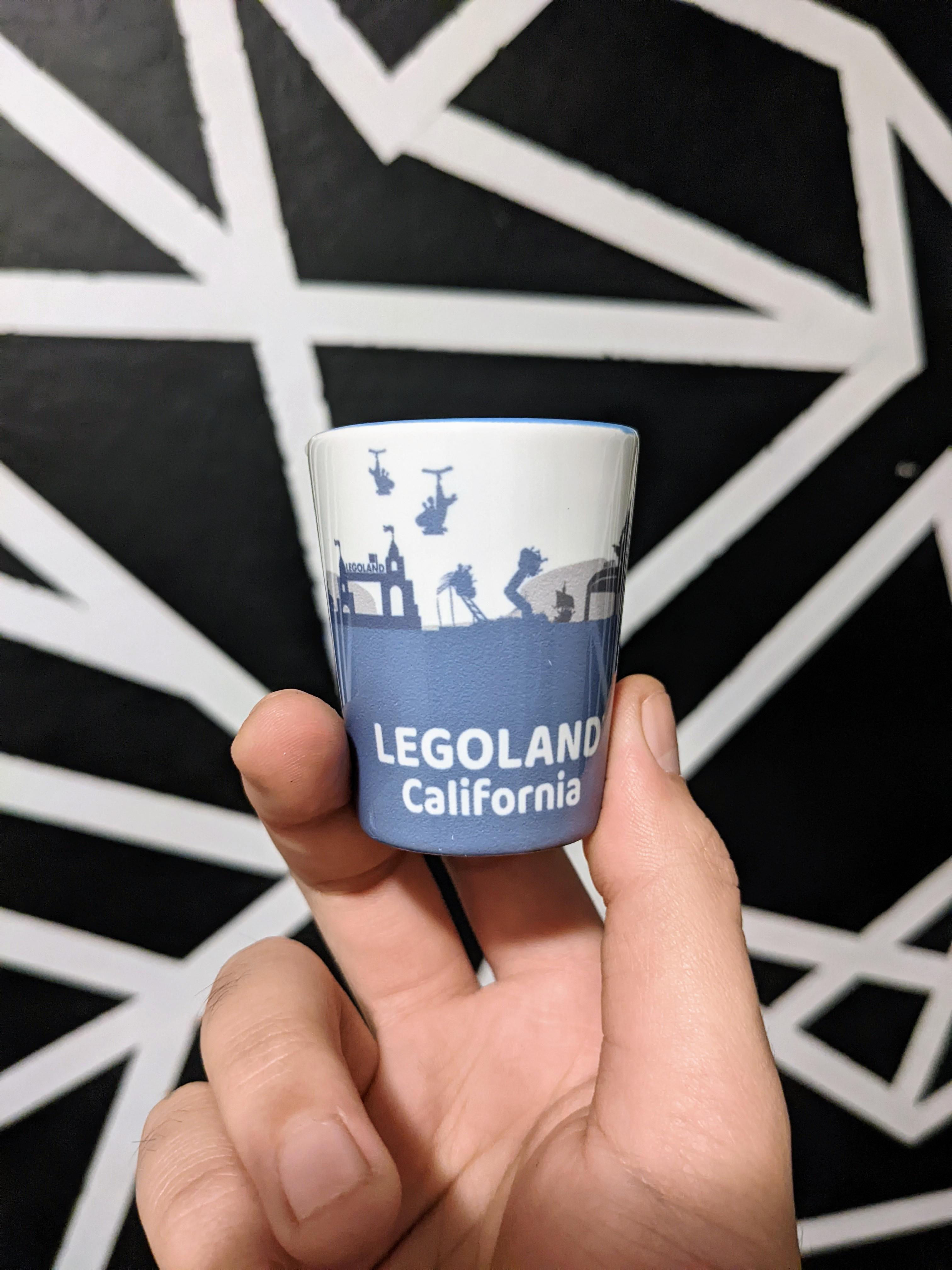 Best shot glass ever. Cheers! legoland