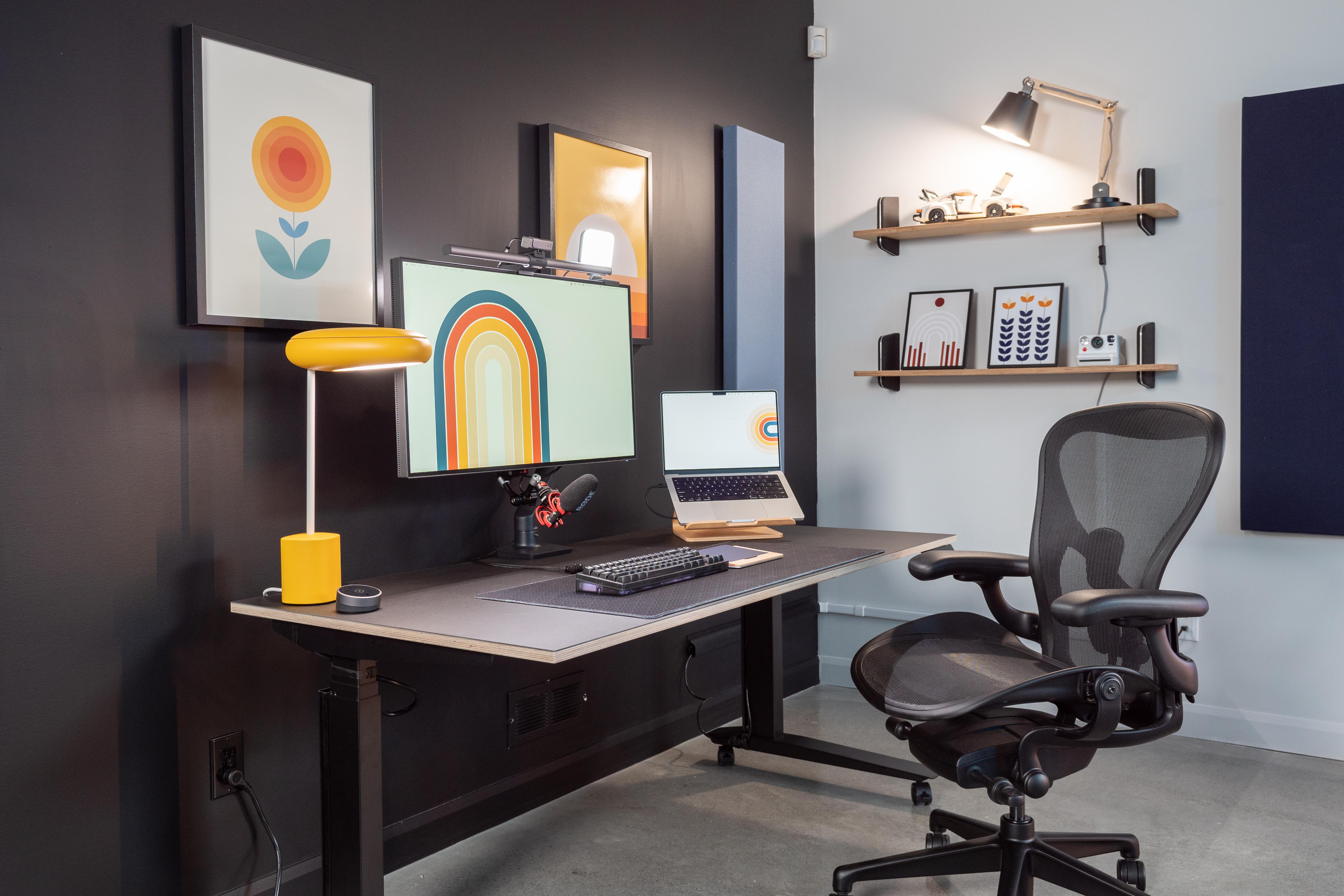 My midcentury modern home office! r/battlestations