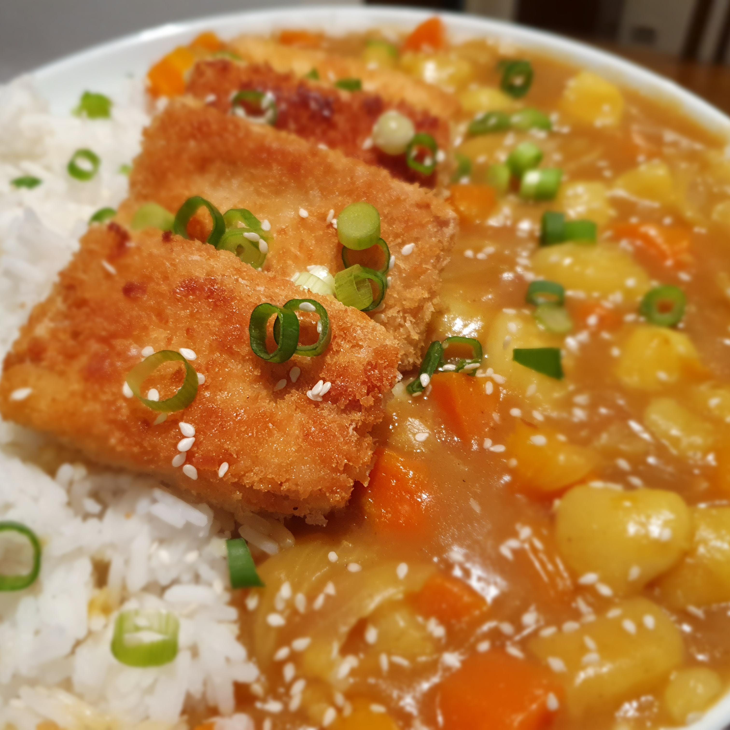 I Made Tofu Katsu Curry. 💚 r/VeganFoodPorn