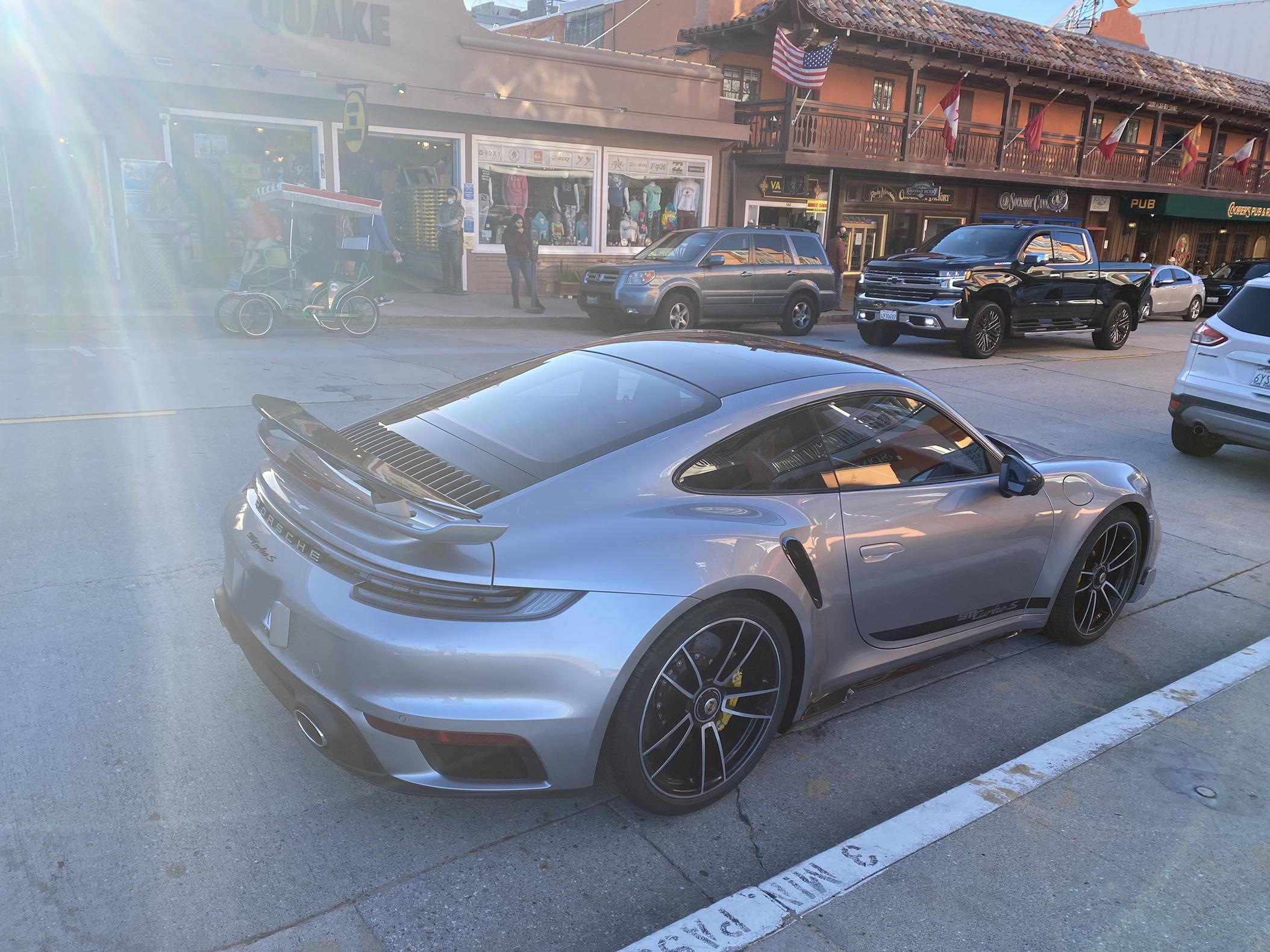 Terrible picture. Beautiful car. Monterey, CA r/Porsche