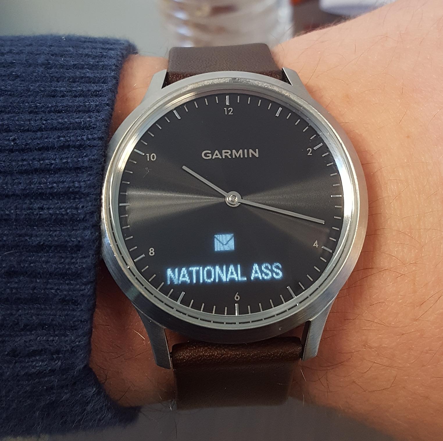 My smart watch doesn't think too highly of me... r/funny