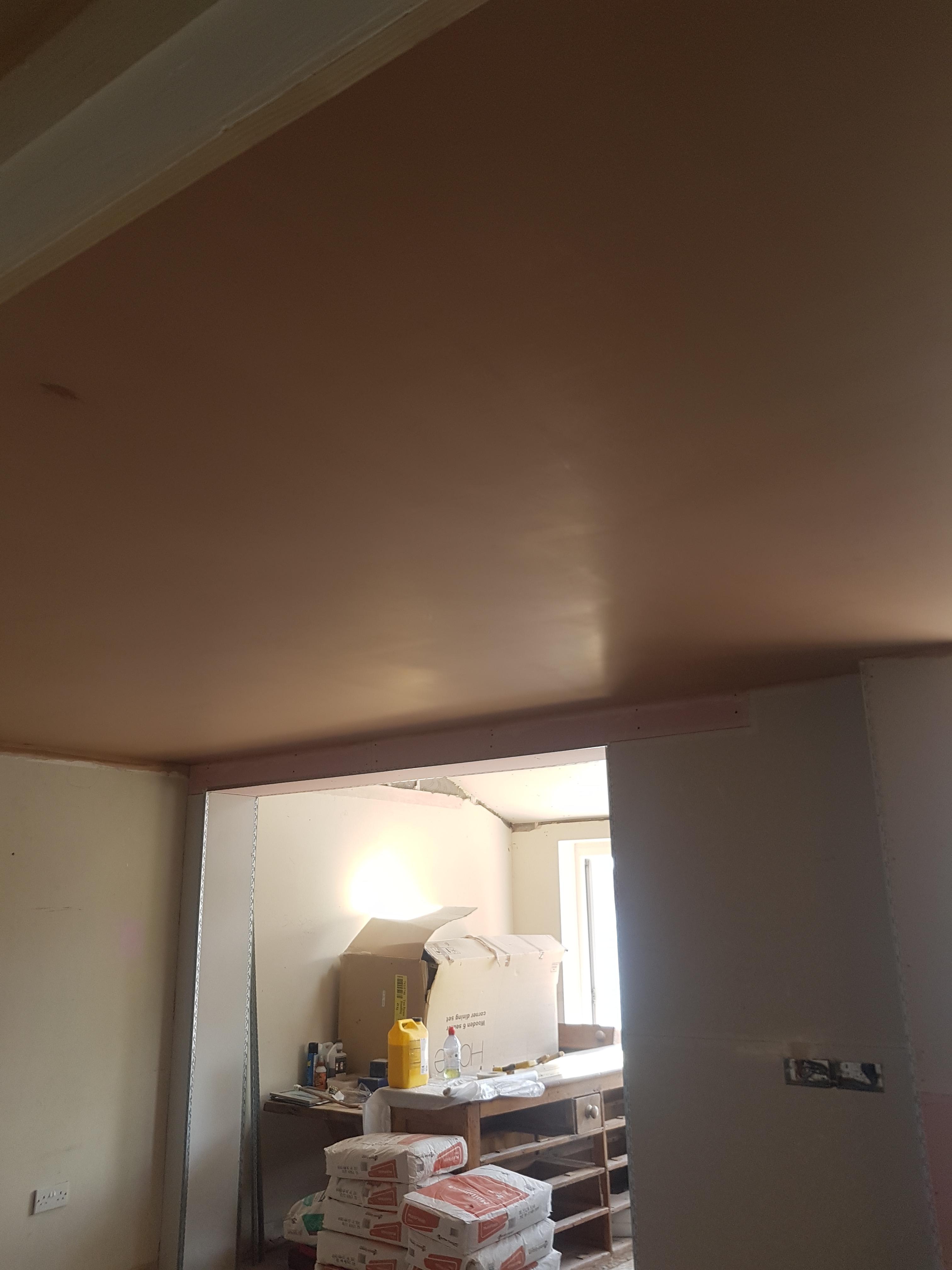 Freshly plastered ceiling. r/oddlysatisfying
