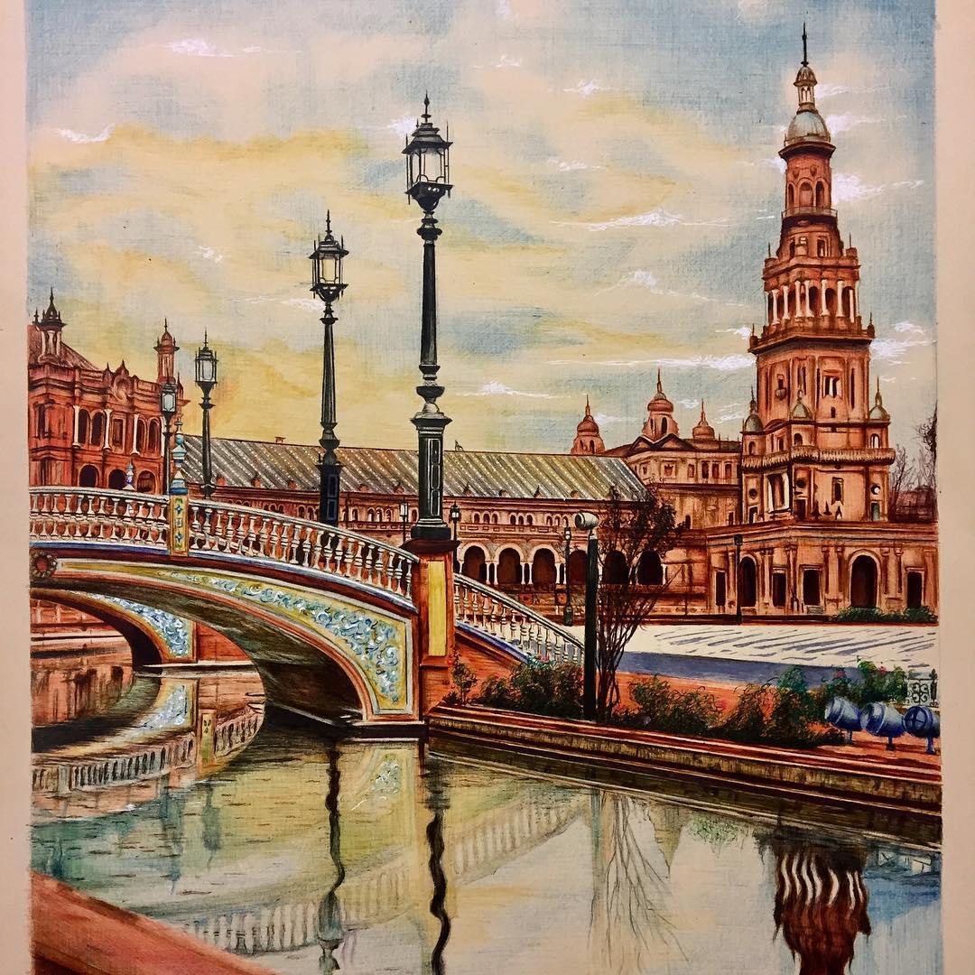 one of my works with colored ballpoint pens r/drawing