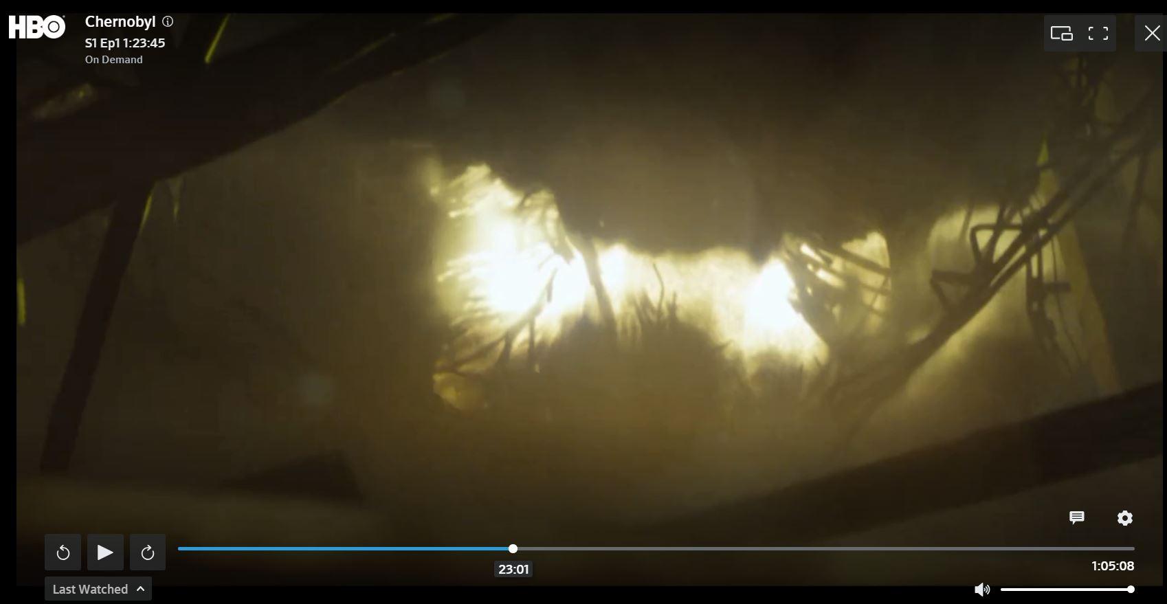 What is still burning in the reactor if the core exploded? Is this