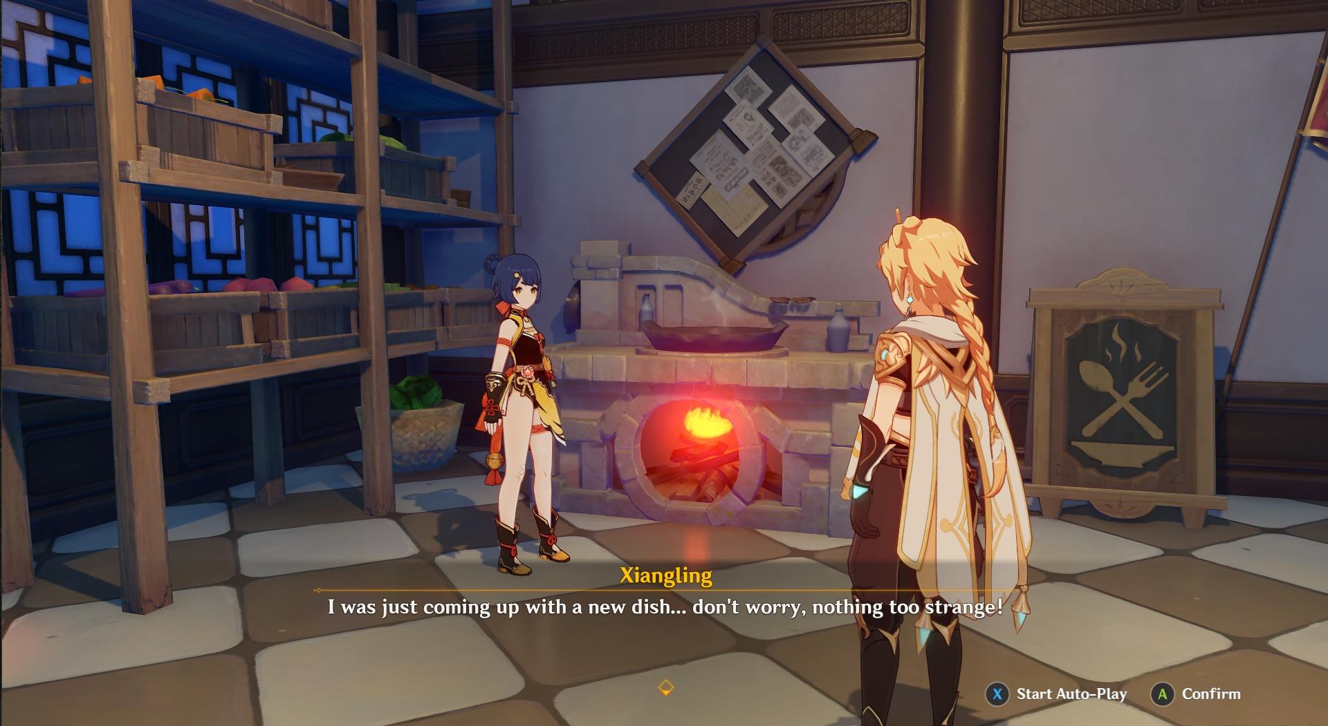 Xiangling is clearly enjoying my Teapot kitchen r/Genshin_Impact