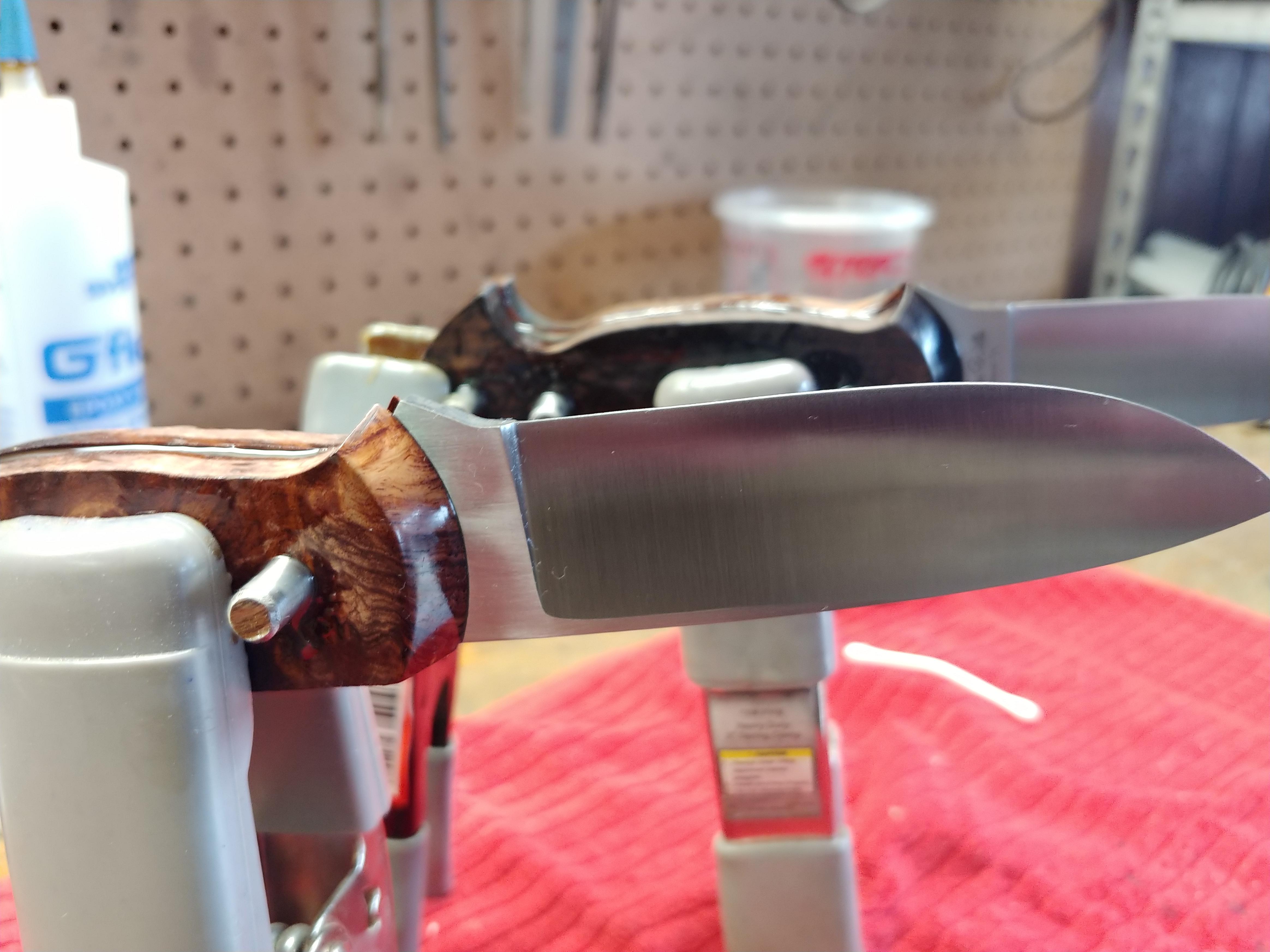 My first knife I've ever made (one on one class with a very skilled