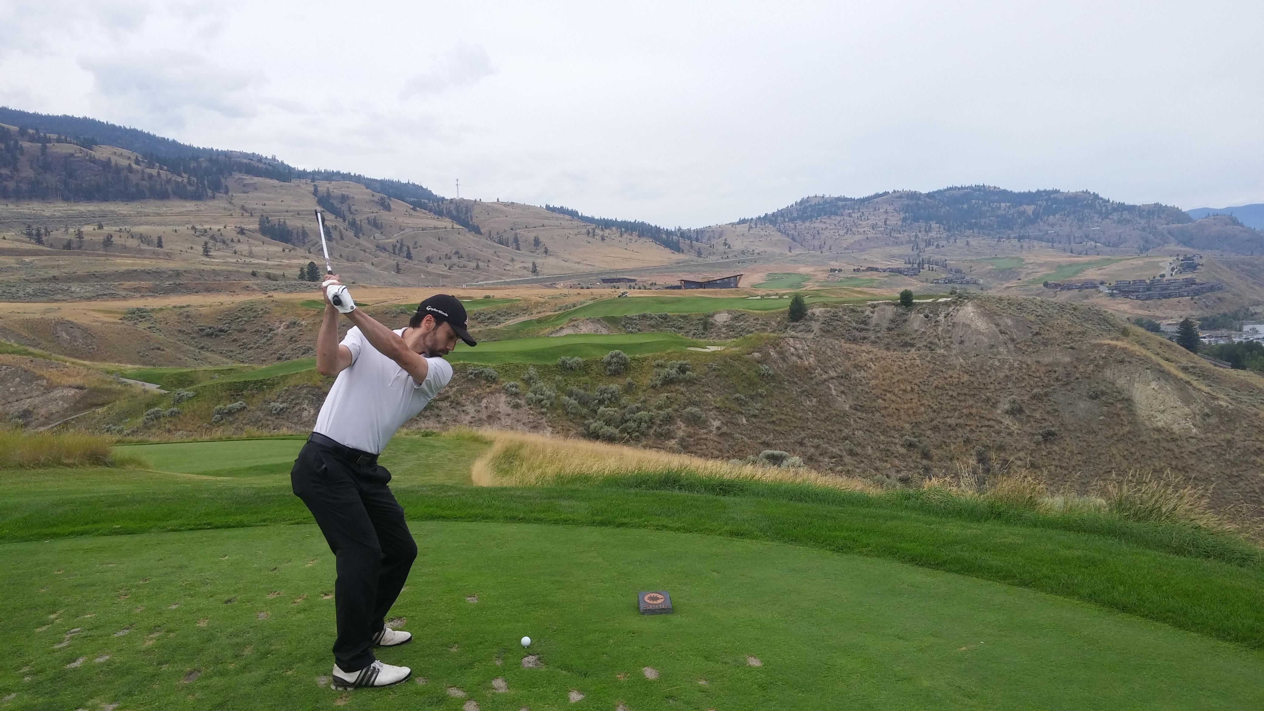 Tobiano Golf Club in Kamloops, BC. Beautiful course r/golf