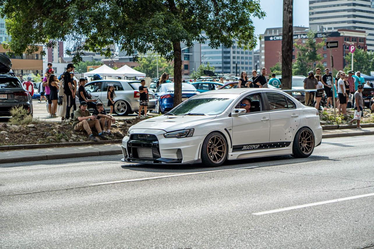 Hi. Kinda using this app more here’s my 15 Evo X with varis V3 bumper with carbon lip and V1