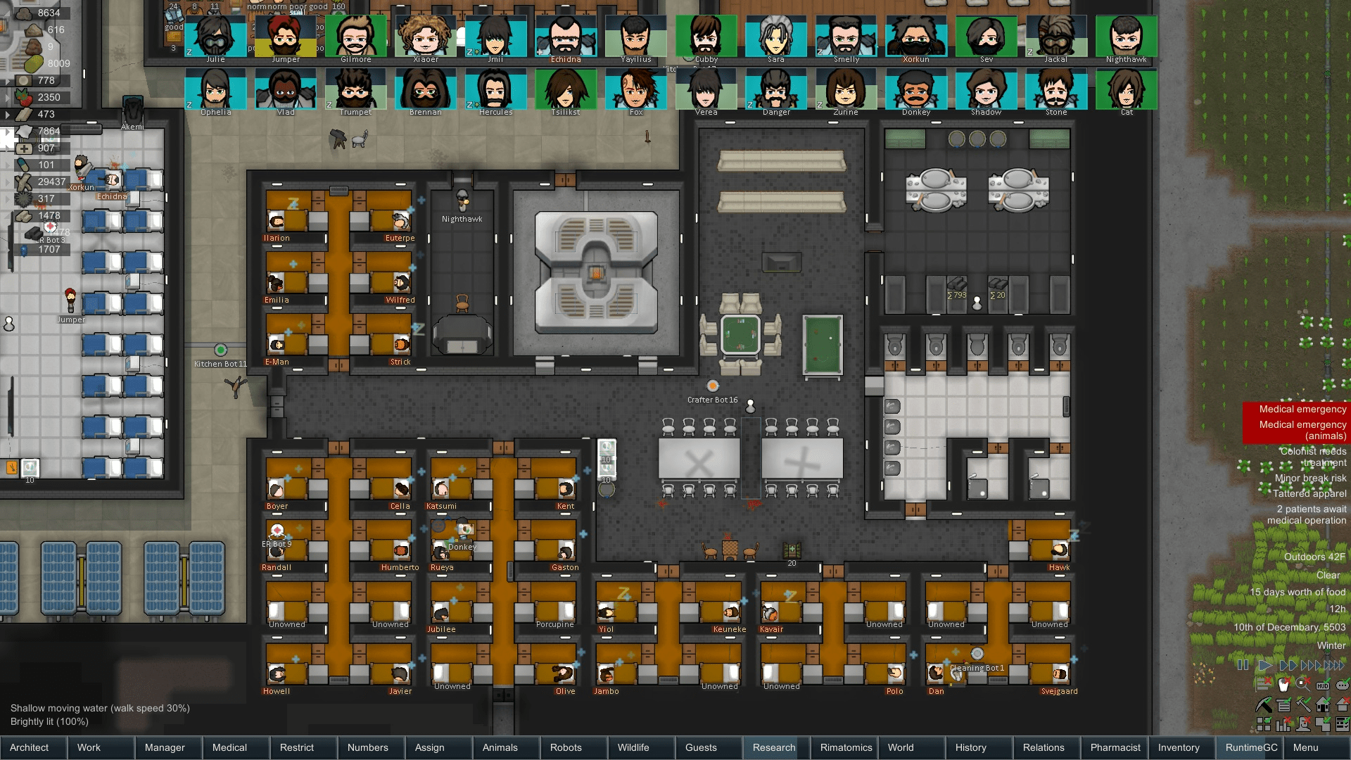 Prison architect simulator r/RimWorld