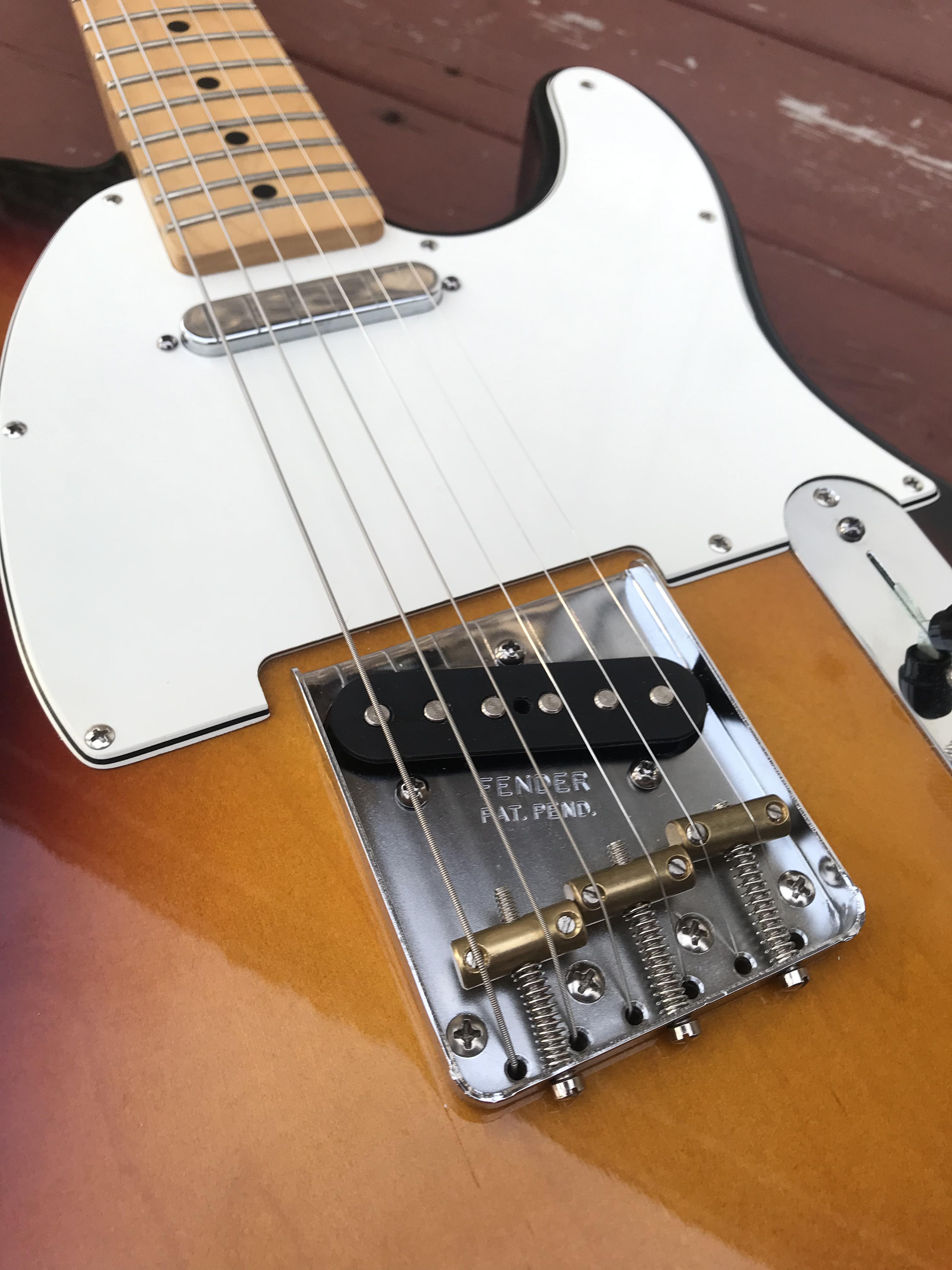 Threw a vintage series bridge on my tele. r/guitars