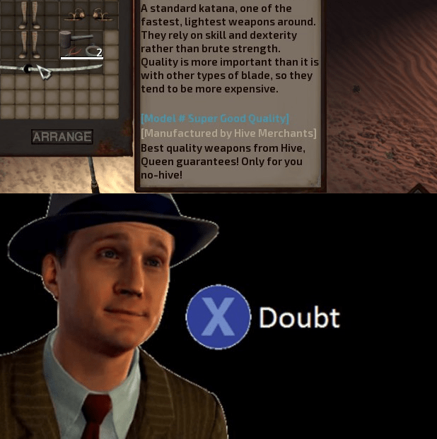 "Super Good Quality" r/Kenshi