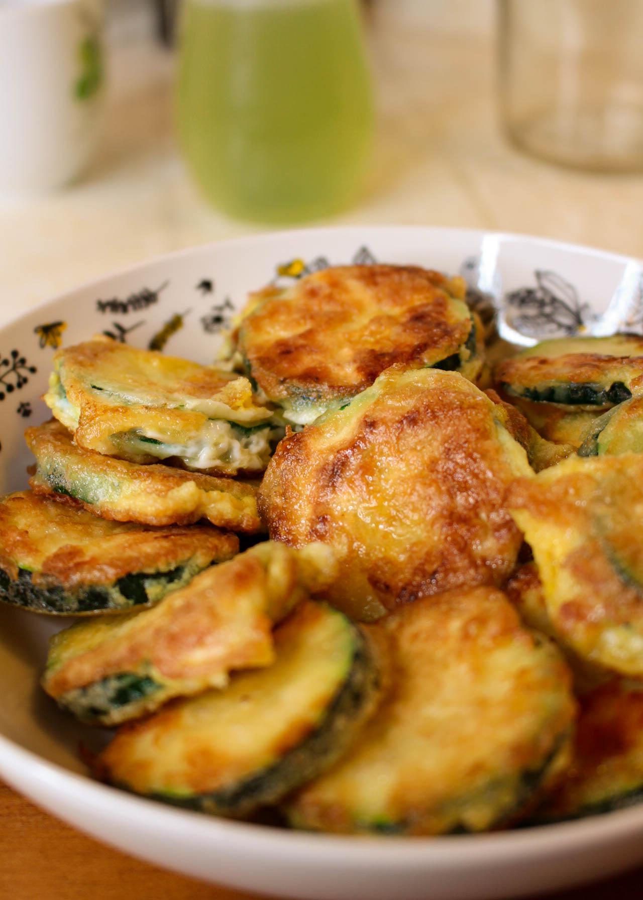 Hobak Jeon (Pan Fried Zucchini) 호박전 KoreanFood