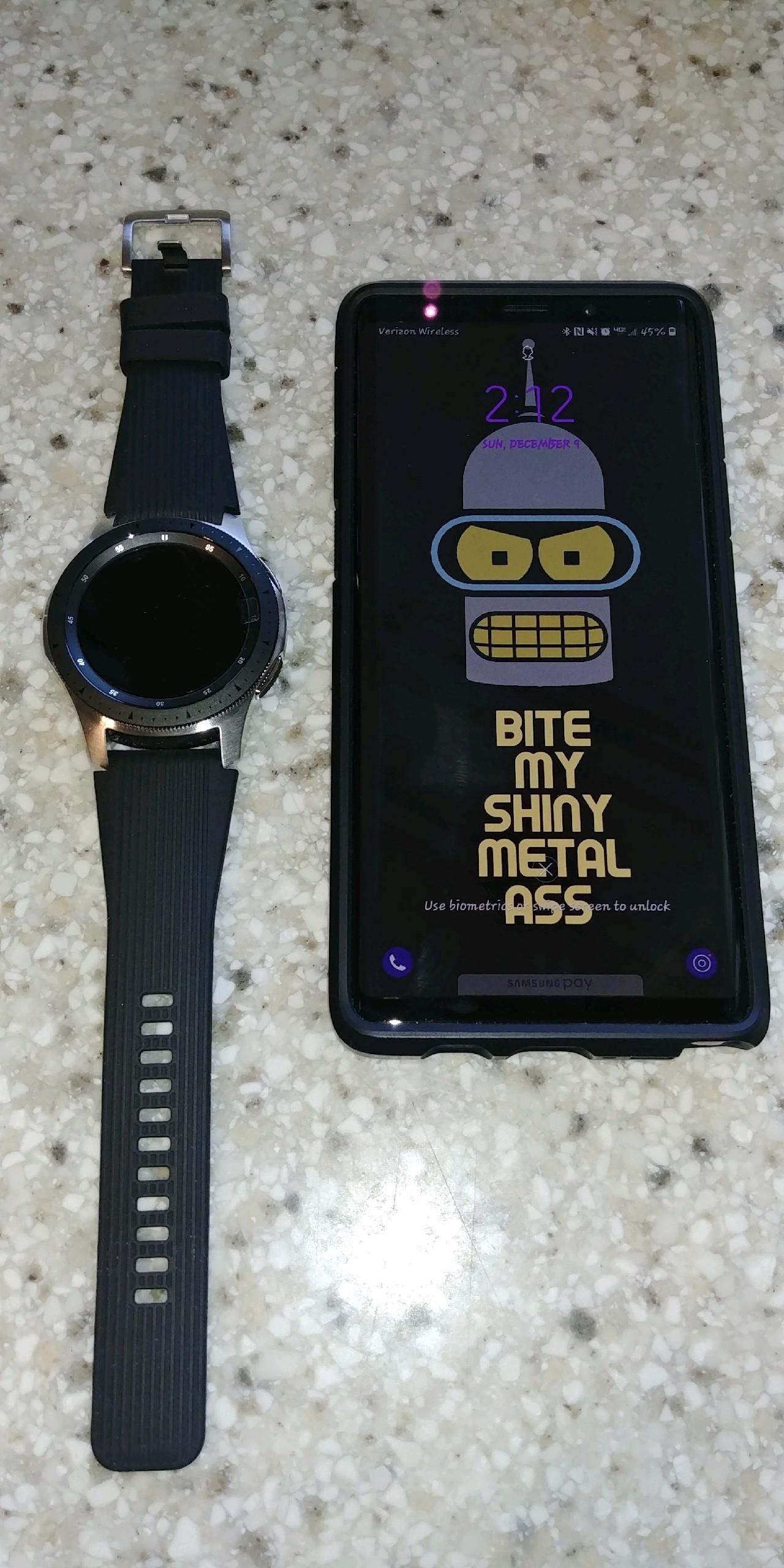 So I bought my Galaxy Watch today. So far I love it. r/GalaxyNote9