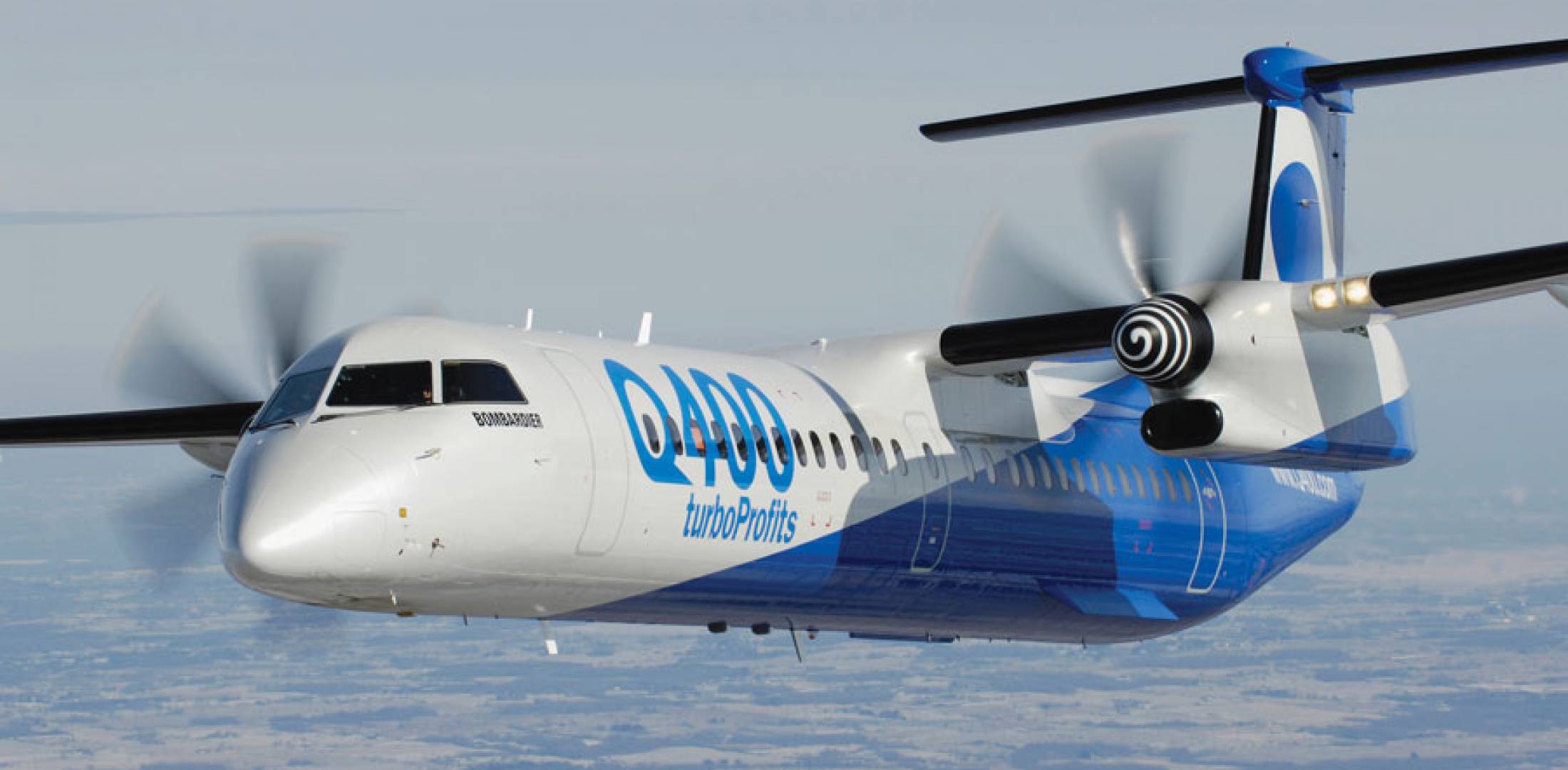 Bombardier announced its intention to sell the Q400 program. Lovely plane. r/aviation