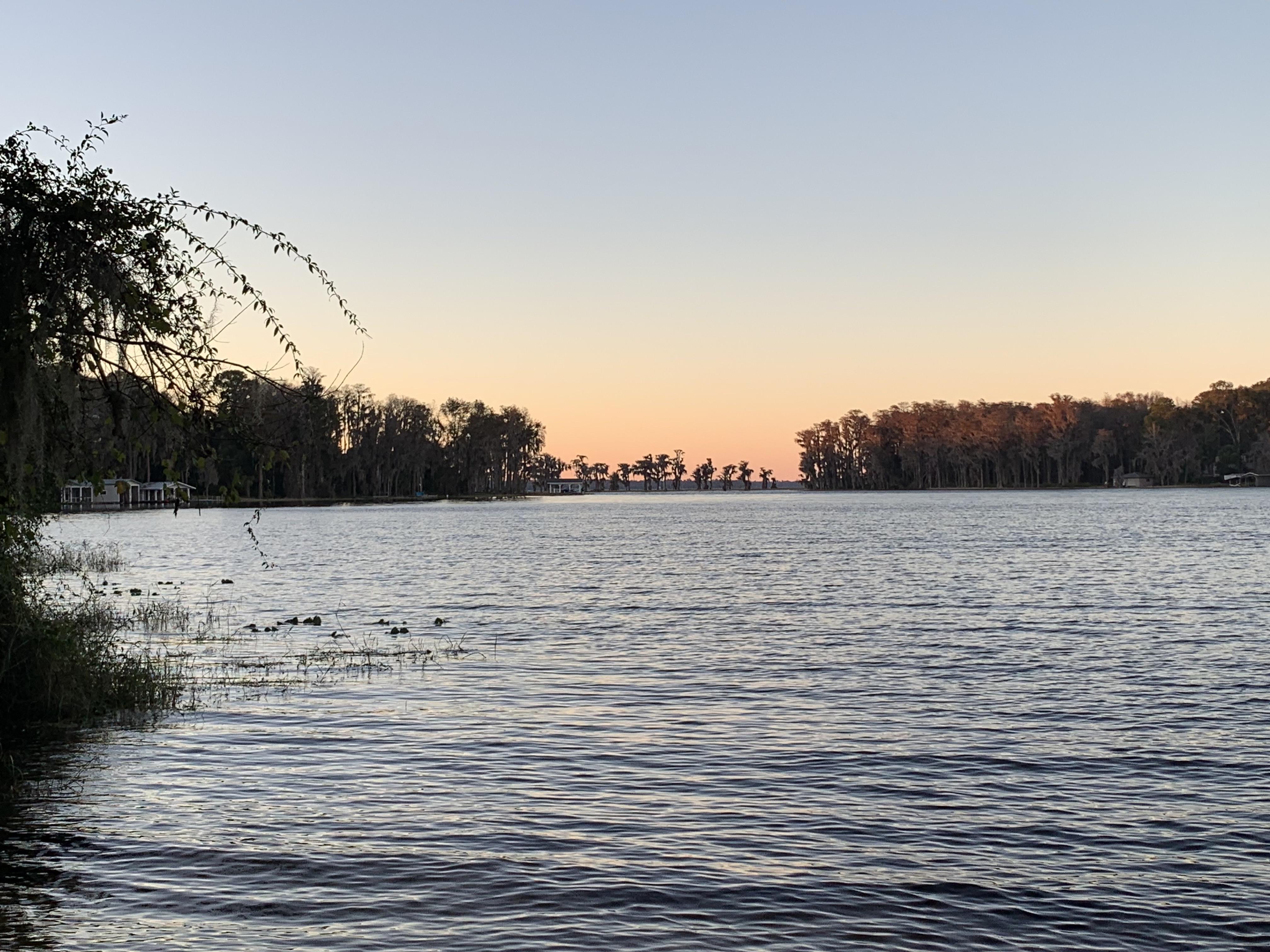 Sunset Melrose Bay, Santa Fe LakeMelrose, FL r/florida