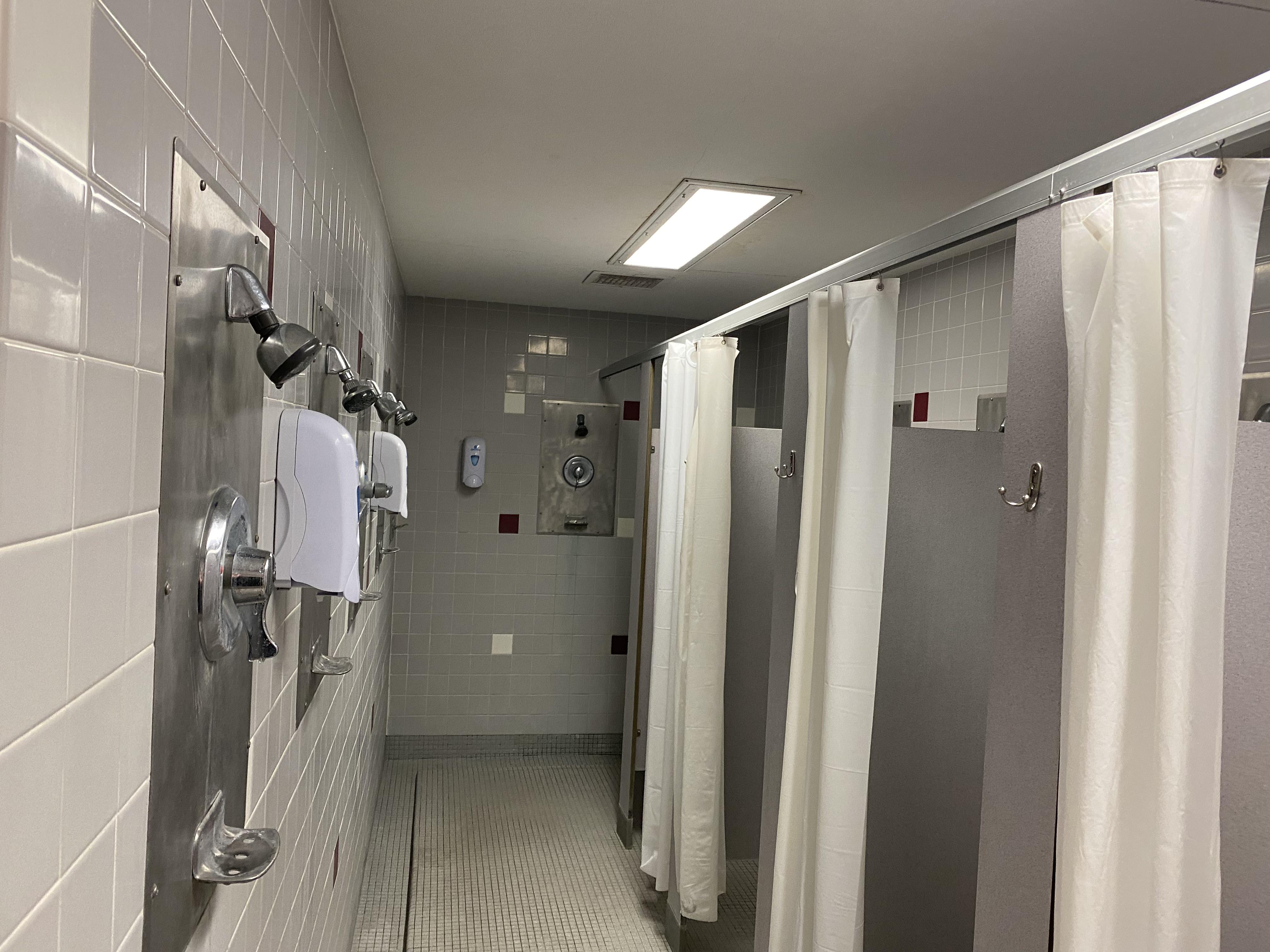 Showers at Papillion, Nebraska YMCA. Where are my Omaha guys at? CommunalShowers