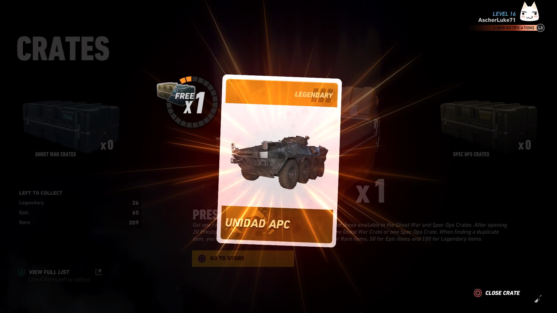 Finally! Something useful from the Prestige Crates! r/Wildlands