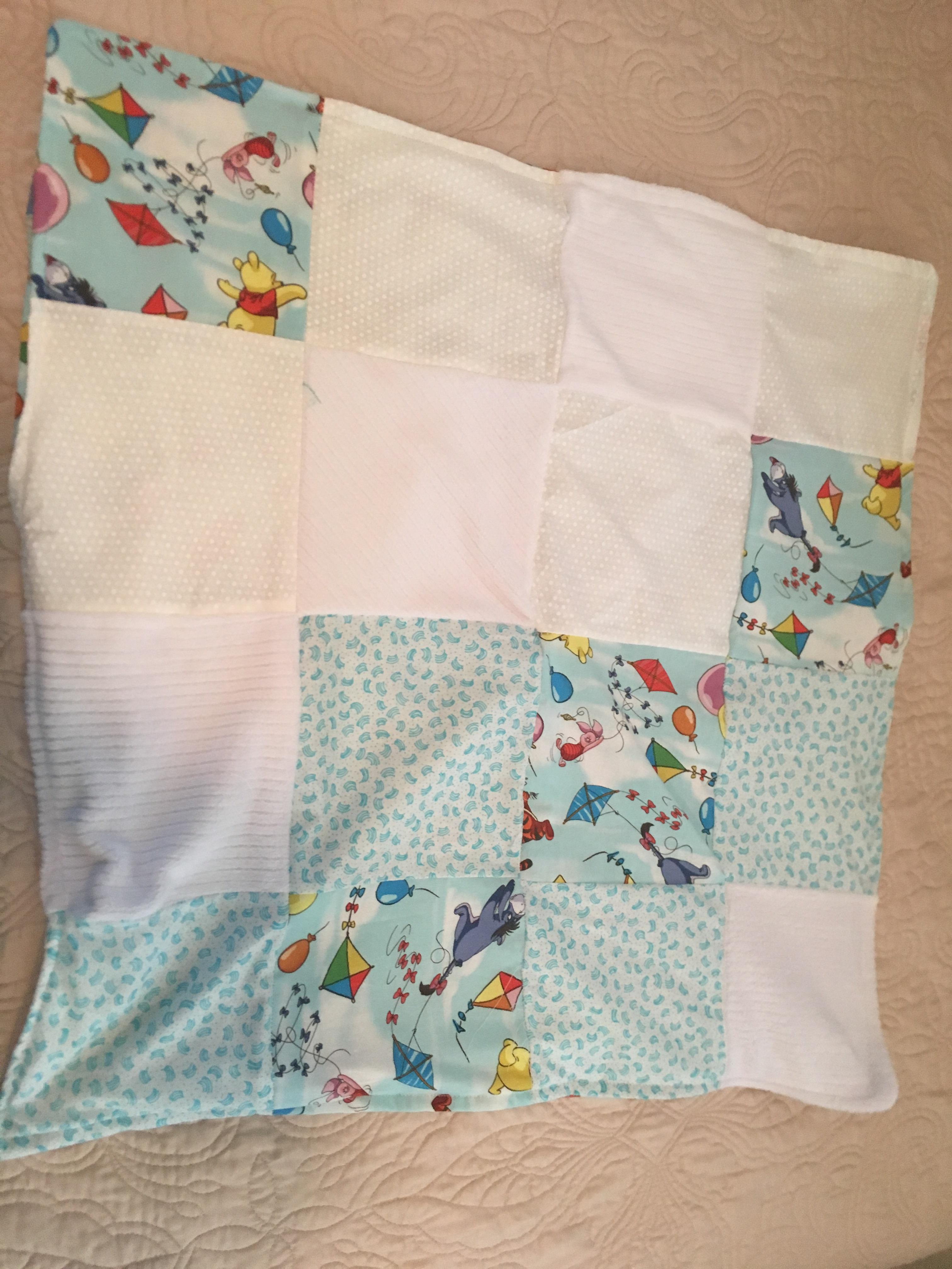 Receiving blanket for the new baby in the family! r/sewing