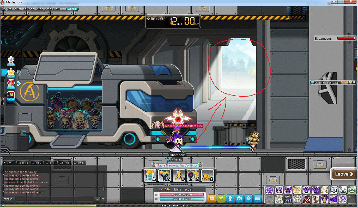 ISNT'T IT A FING EXIT ?! F5F5F5F5 Maplestory
