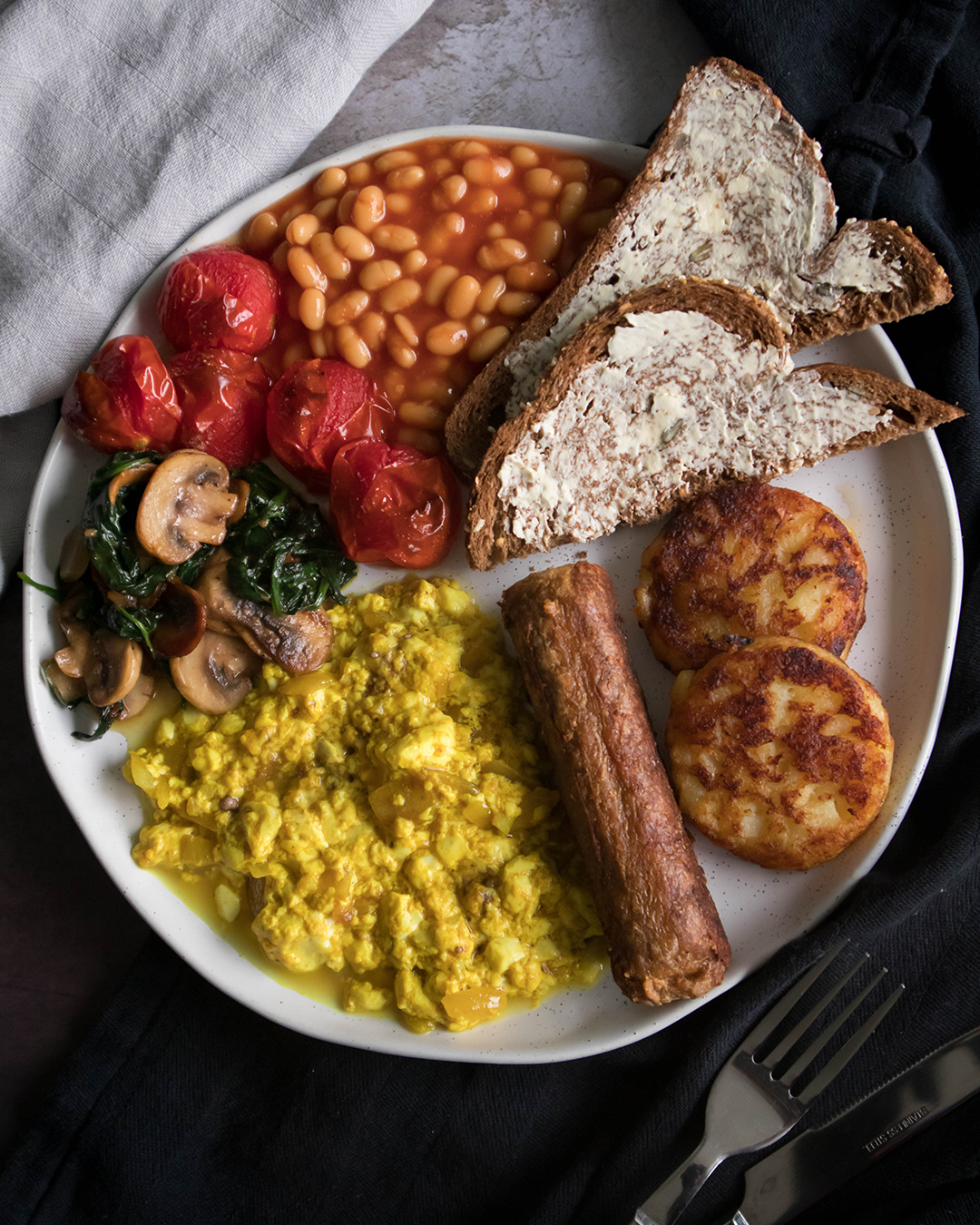 Vegan full English breakfast r/veganrecipes