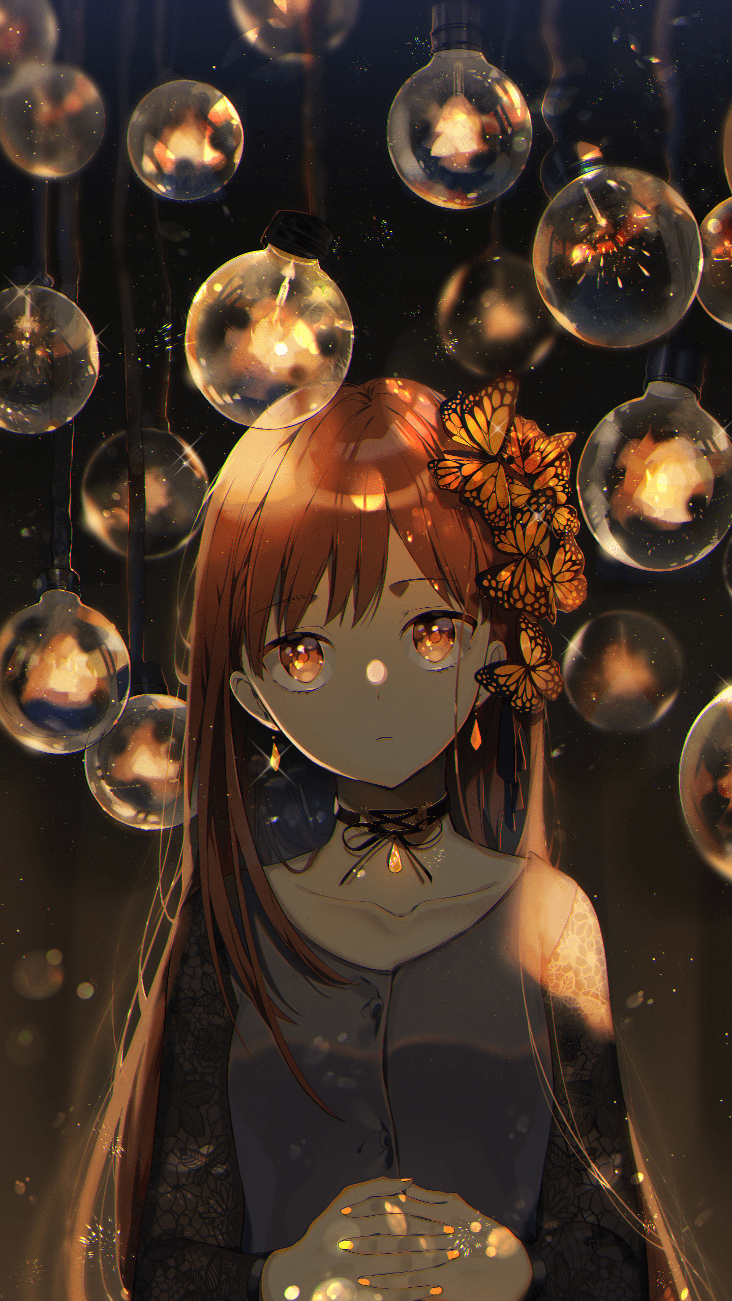 Light Bulbs (Original) (1440x2560) r/Animewallpaper
