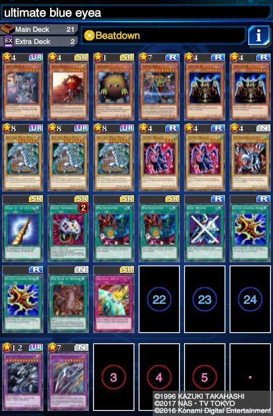 YuGiOh! Duel Links Decks