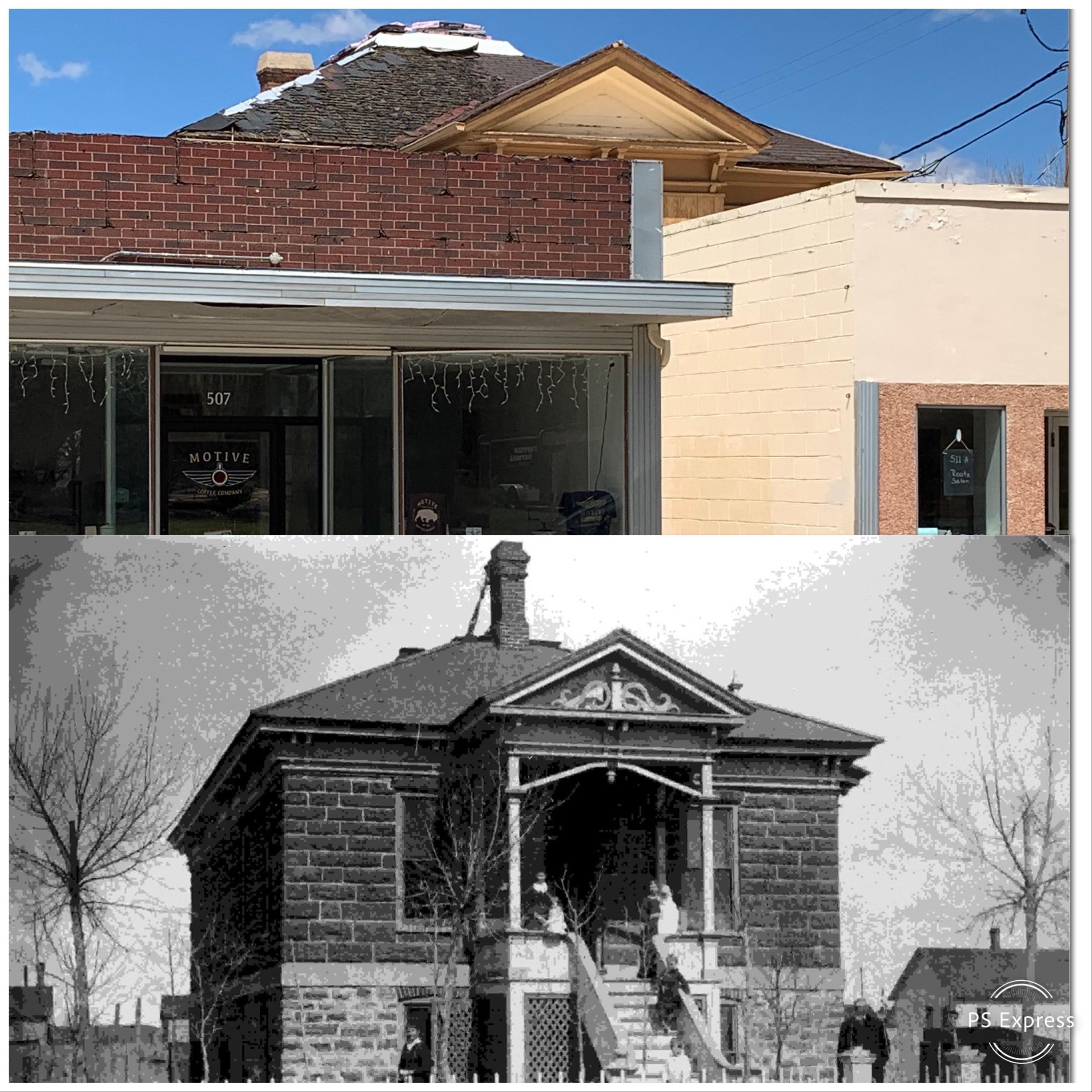 Historic home in Laramie Wyoming built in 1885. It was converted into